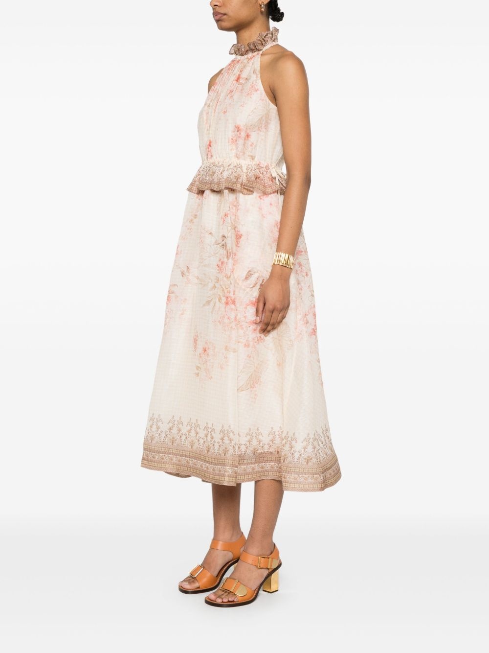 Illuminate Halter midi dress - 3
