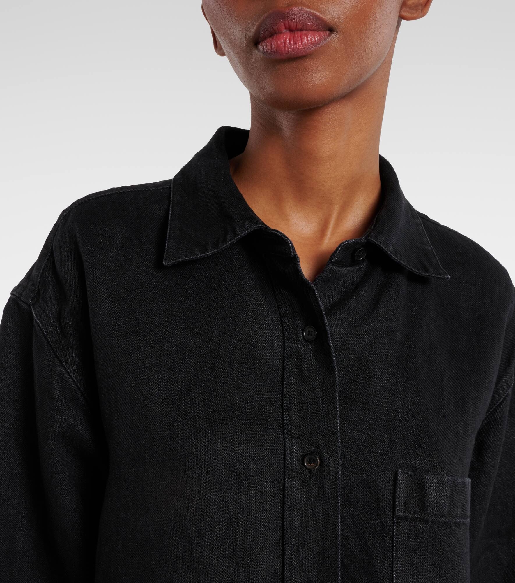 Nesson oversized linen shirt - 4