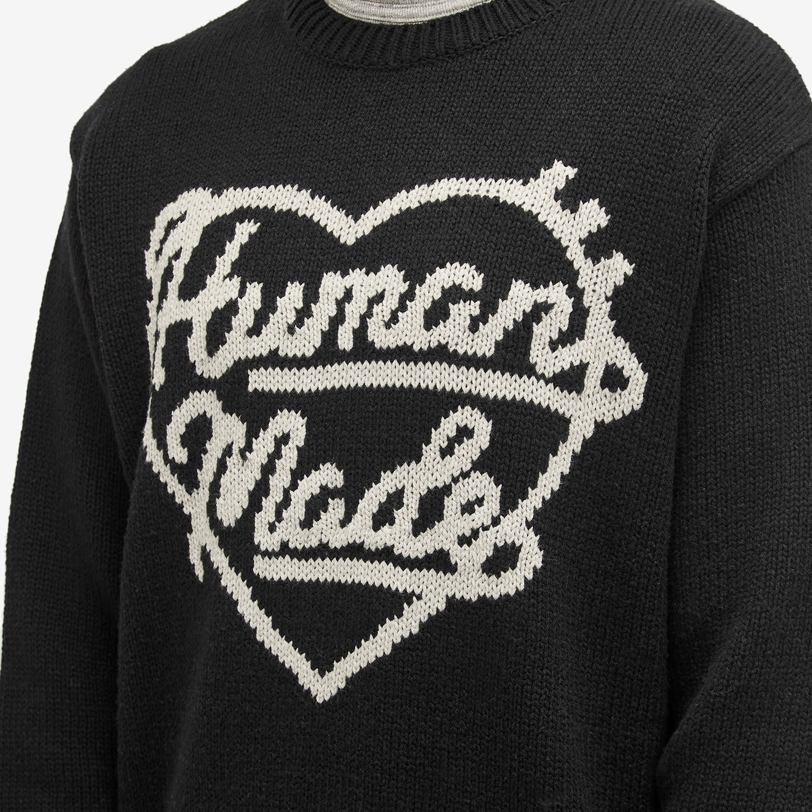 Human Made Knitted Heart Crew Neck Jumper - 5