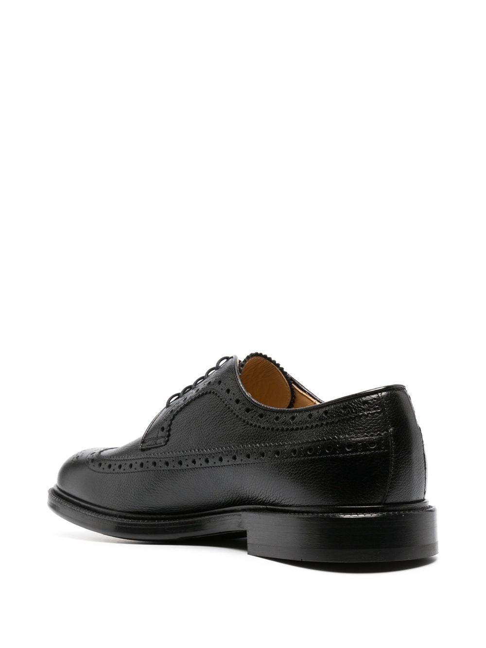 polished-finish lace-up brogues - 3