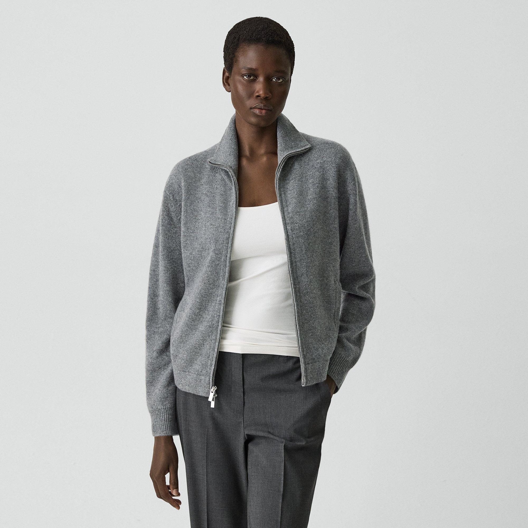 Zip Jacket in Cashmere - 2