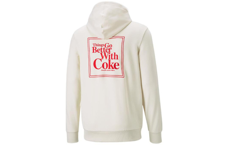 PUMA PUMA X Coca Cola Hoodie 'White' 536161-97 outlook
