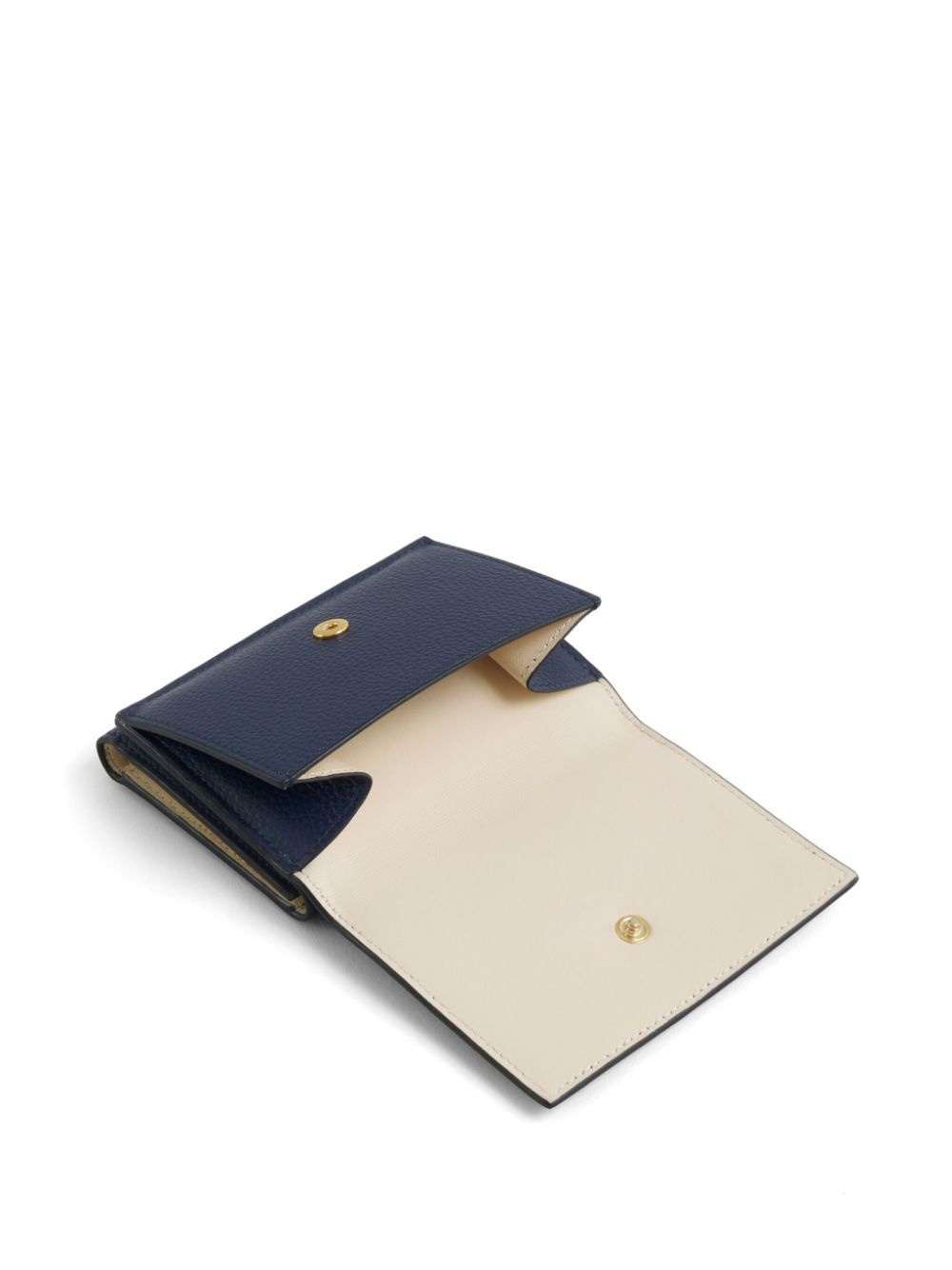 logo-embroidered leather wallet - 5