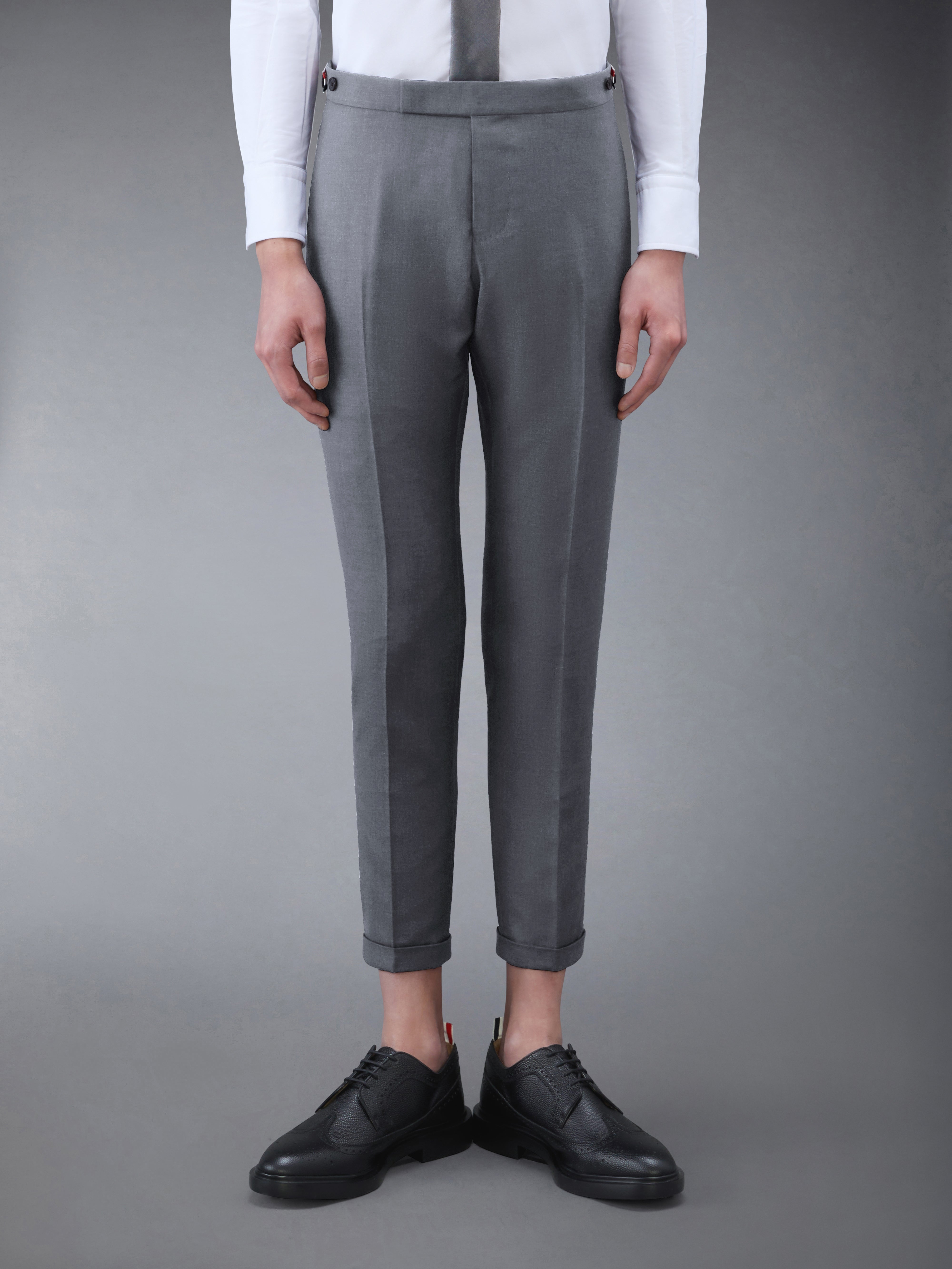 TWILL HIGH ARMHOLE SUIT AND TIE - 6