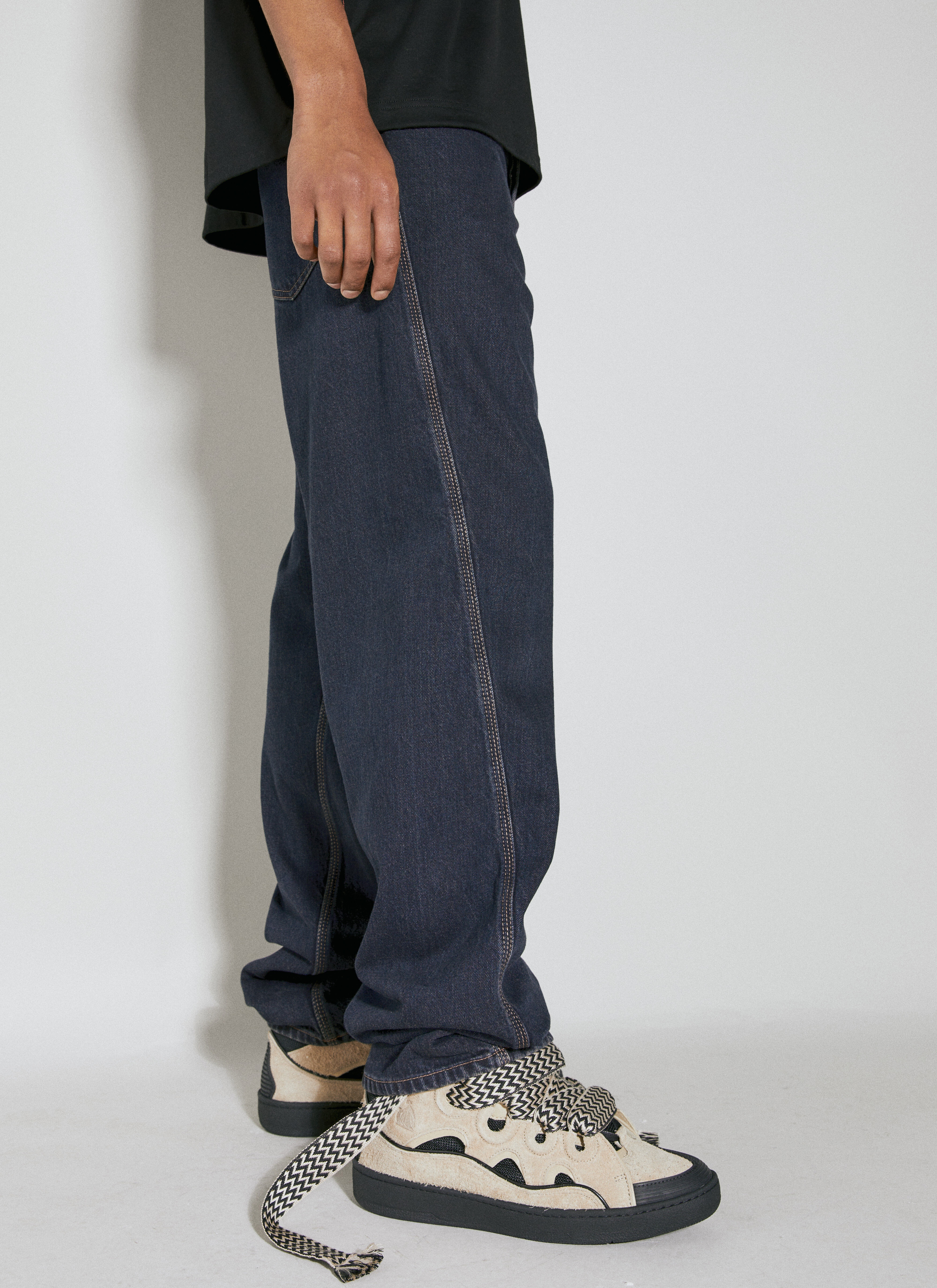 Baggy Twisted Leg Jeans - 2