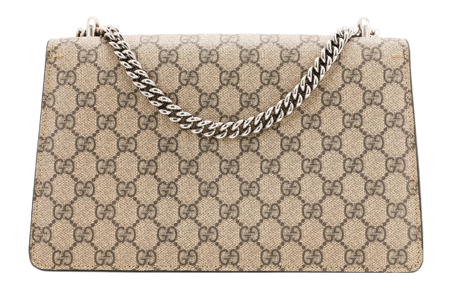 (WMNS) Gucci [Dionysus] Small GG Shoulder Bag Beige/Ebony 400249-KHNRN-8642 - 3