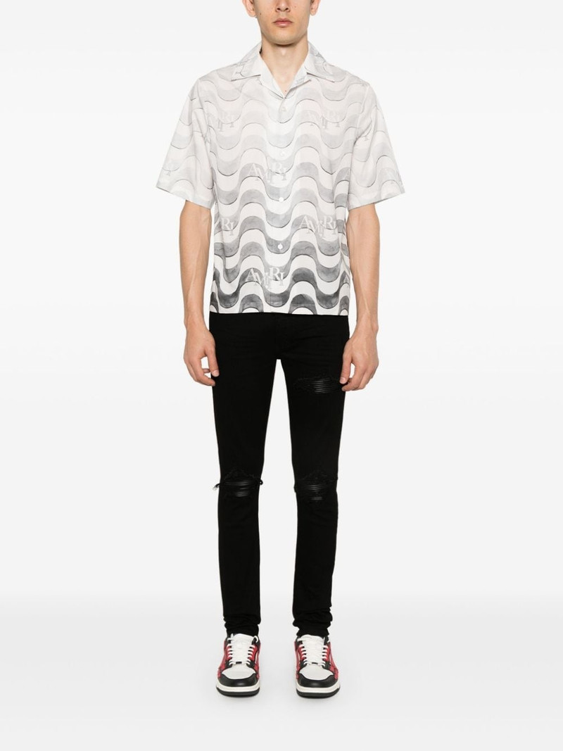 AMIRI wave-print cotton shirt outlook