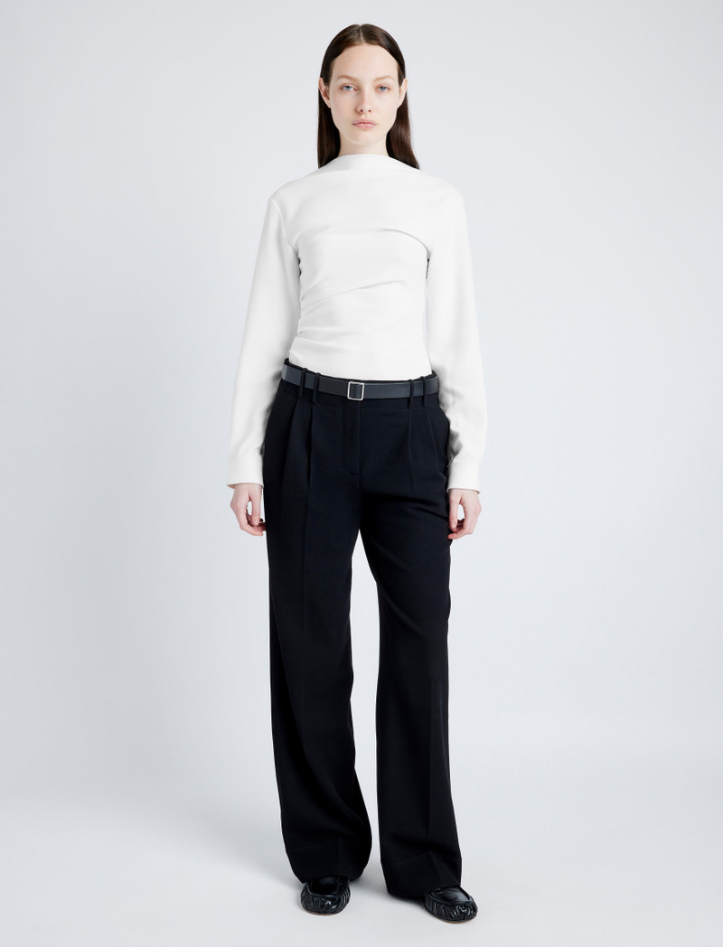 Proenza Schouler Alexis Top in Matte Viscose Crepe outlook