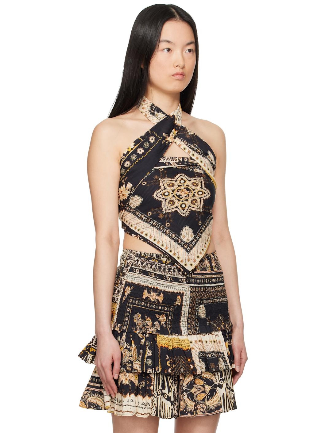 Black & Yellow Feyza Camisole - 2