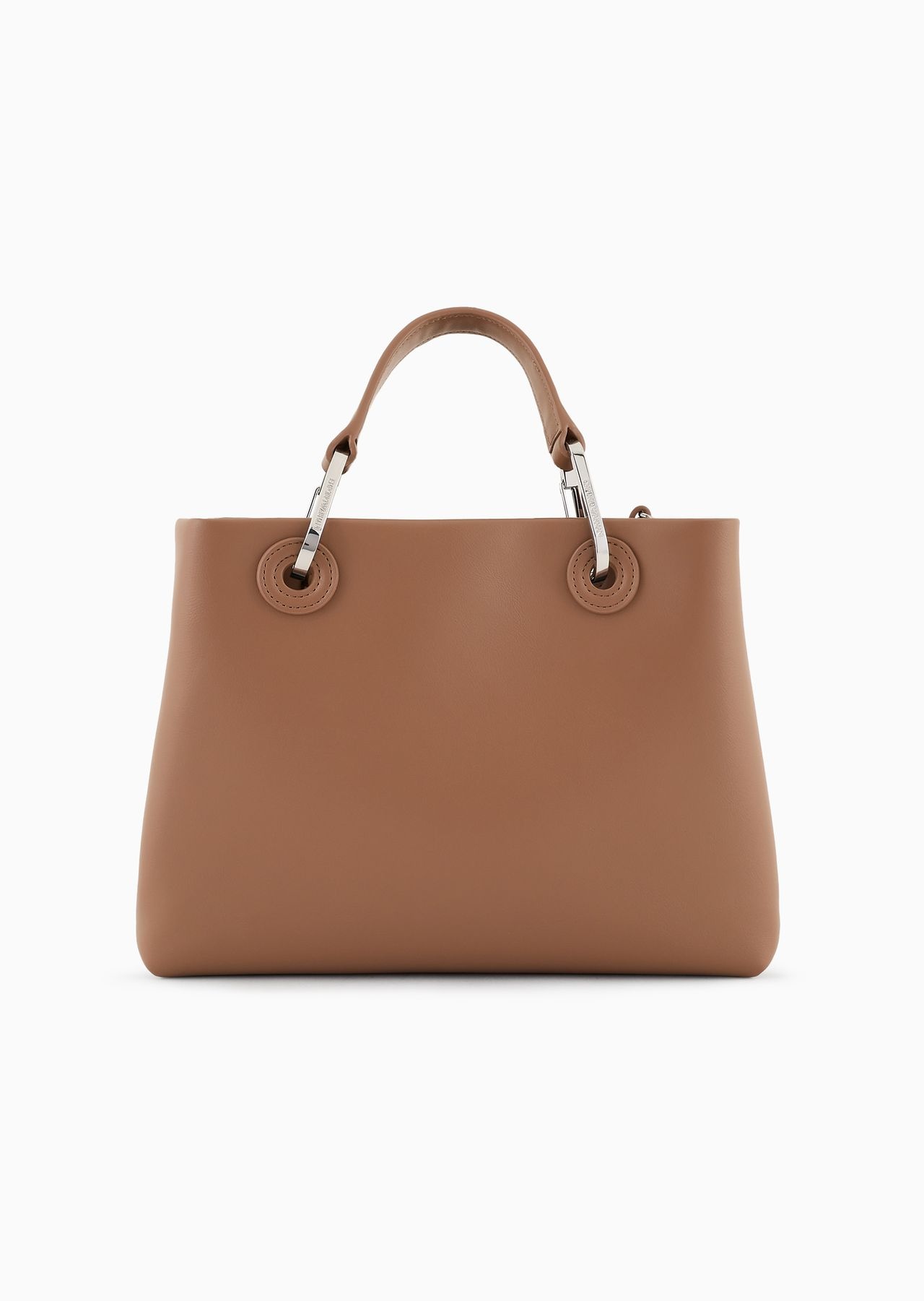 Small MyEA shopper bag with oversized embossed logo - 4