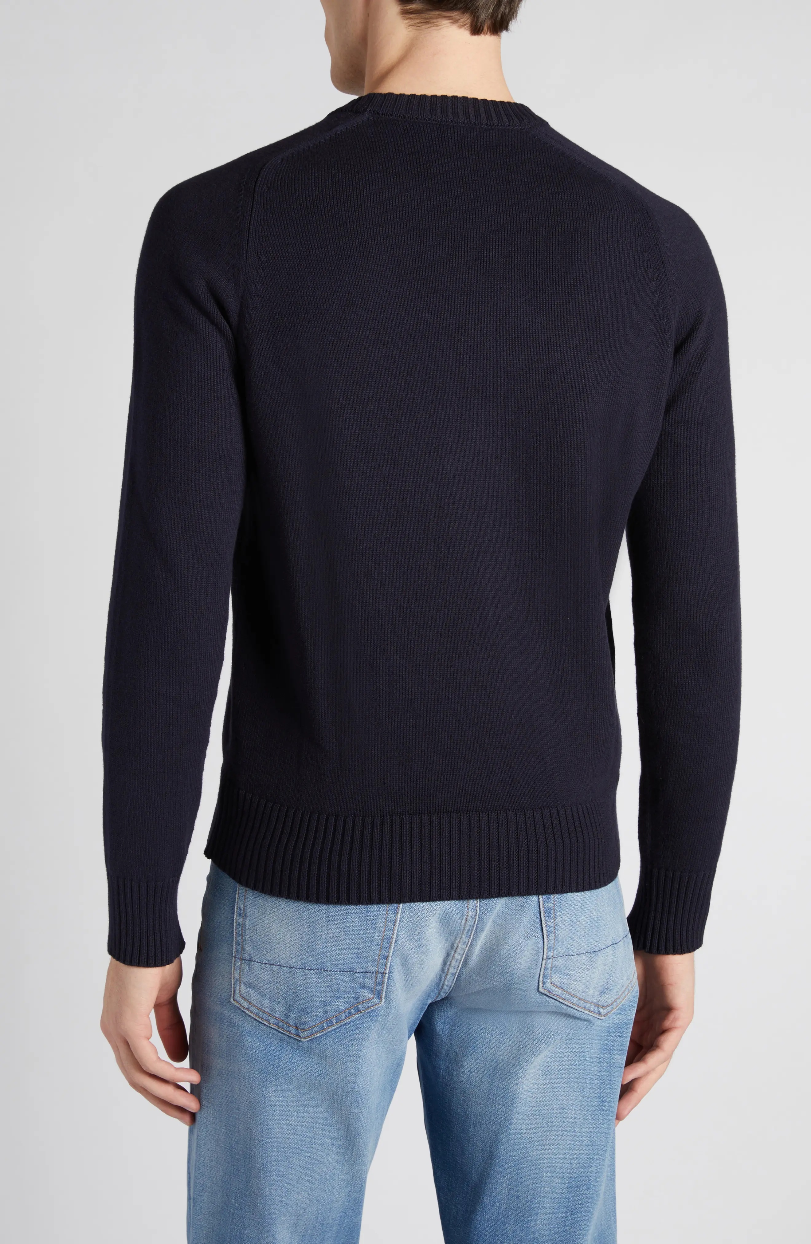 Cotton & Cashmere Crewneck Sweater - 3