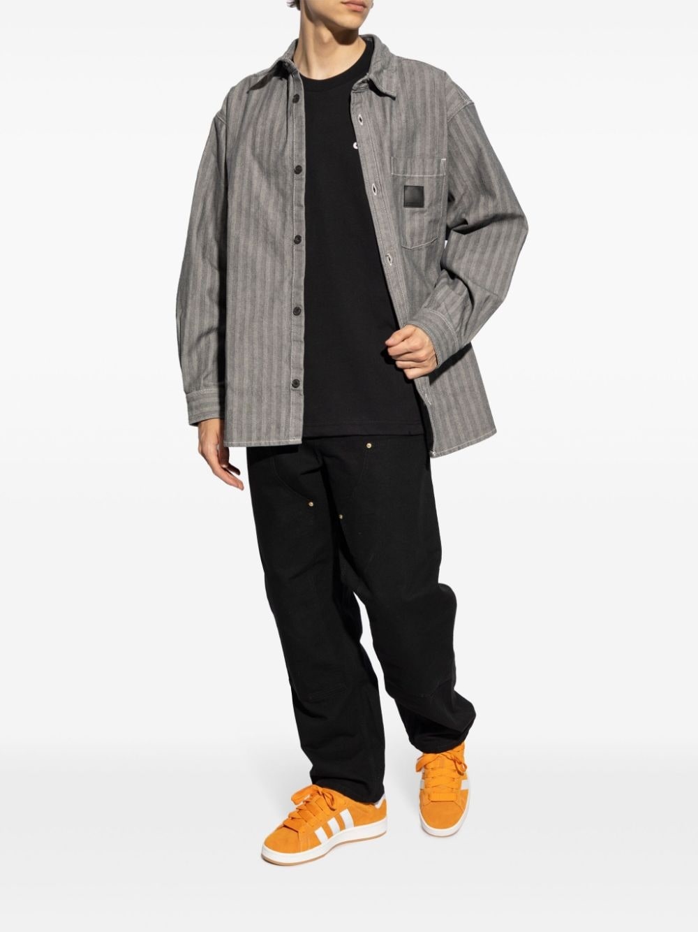 Menard denim shirt jacket - 2