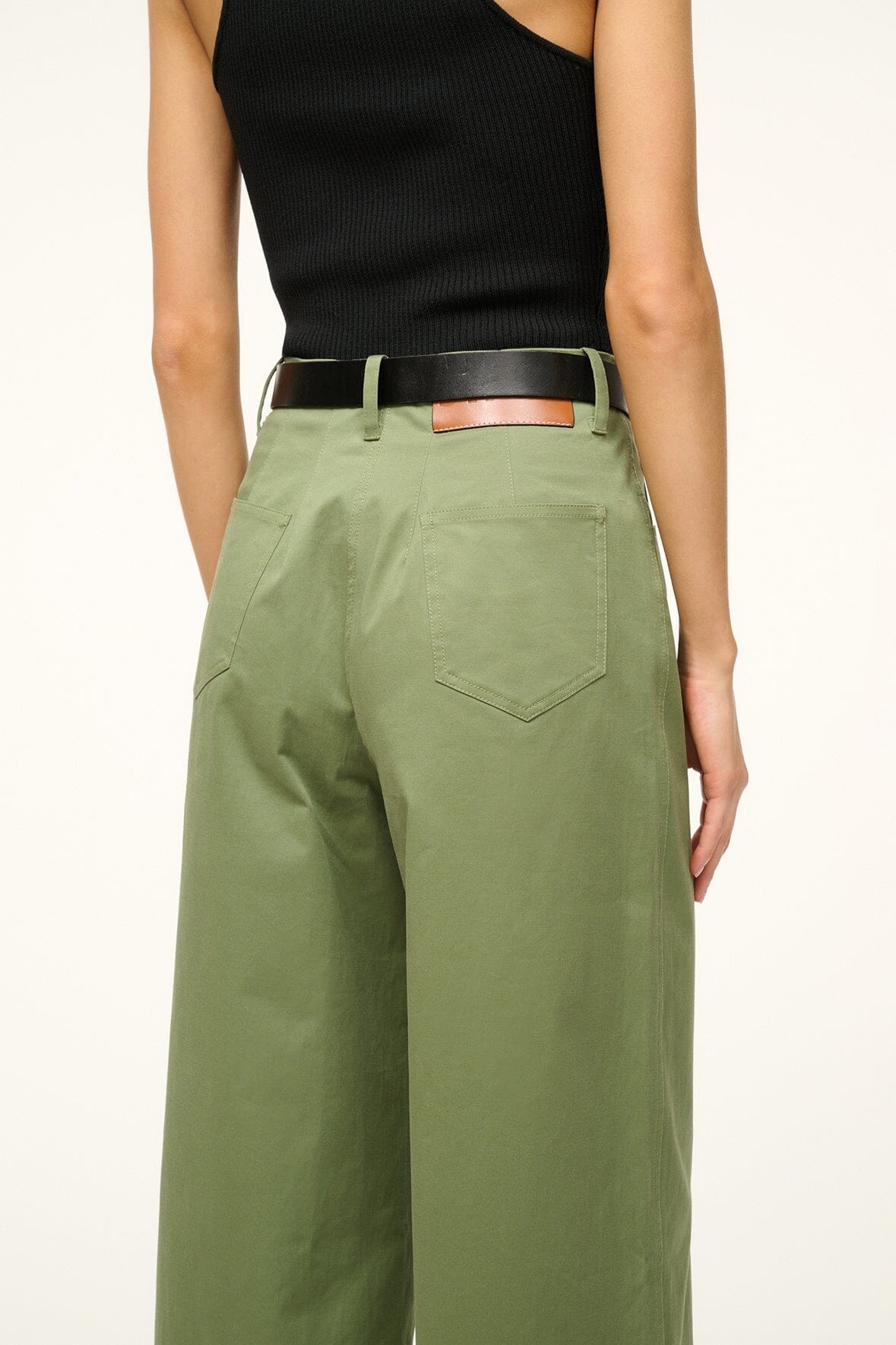STAUD LUCA PANT MOSS - 5