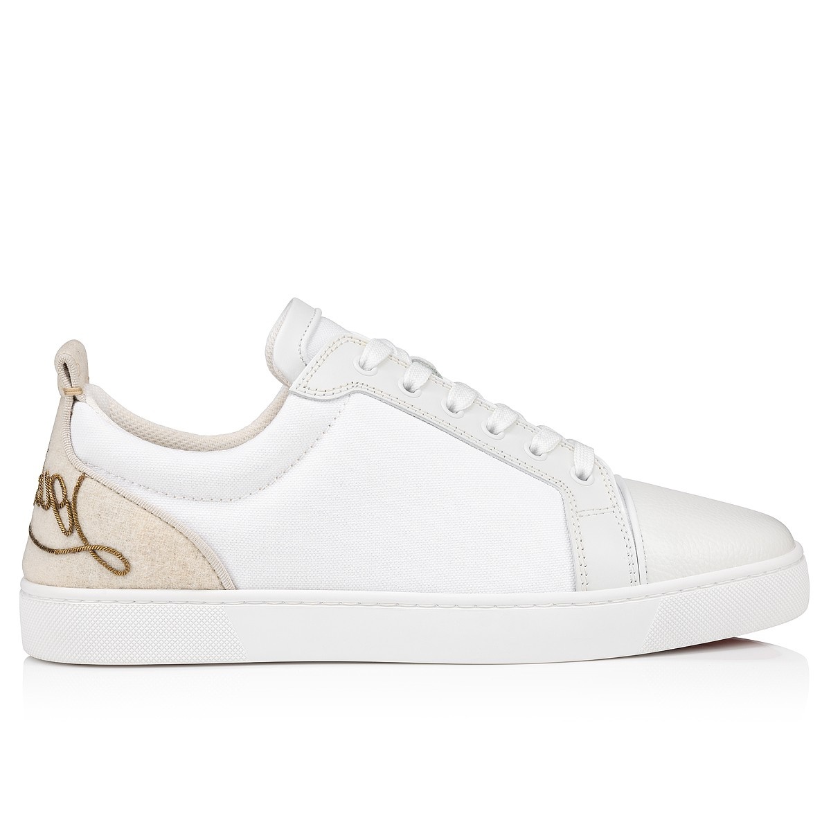 Christian Louboutin 24AW Fun Louis Junior スニーカー Fun Louis Junior ホワイト カーフレザー - Shoes - Men