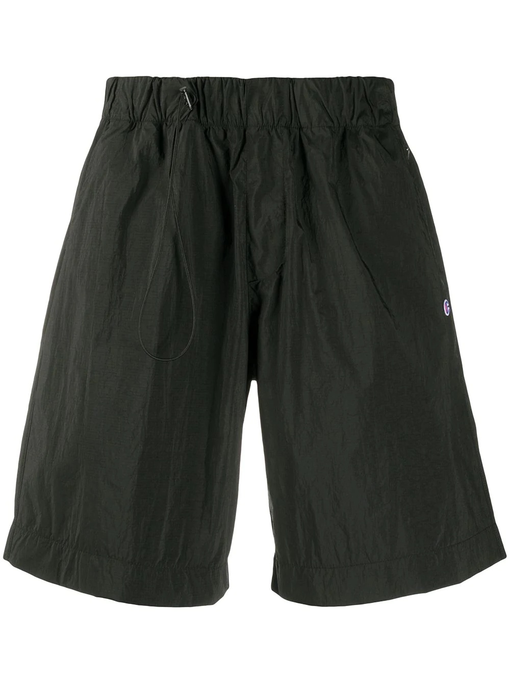 elasticated drawstring shorts - 1