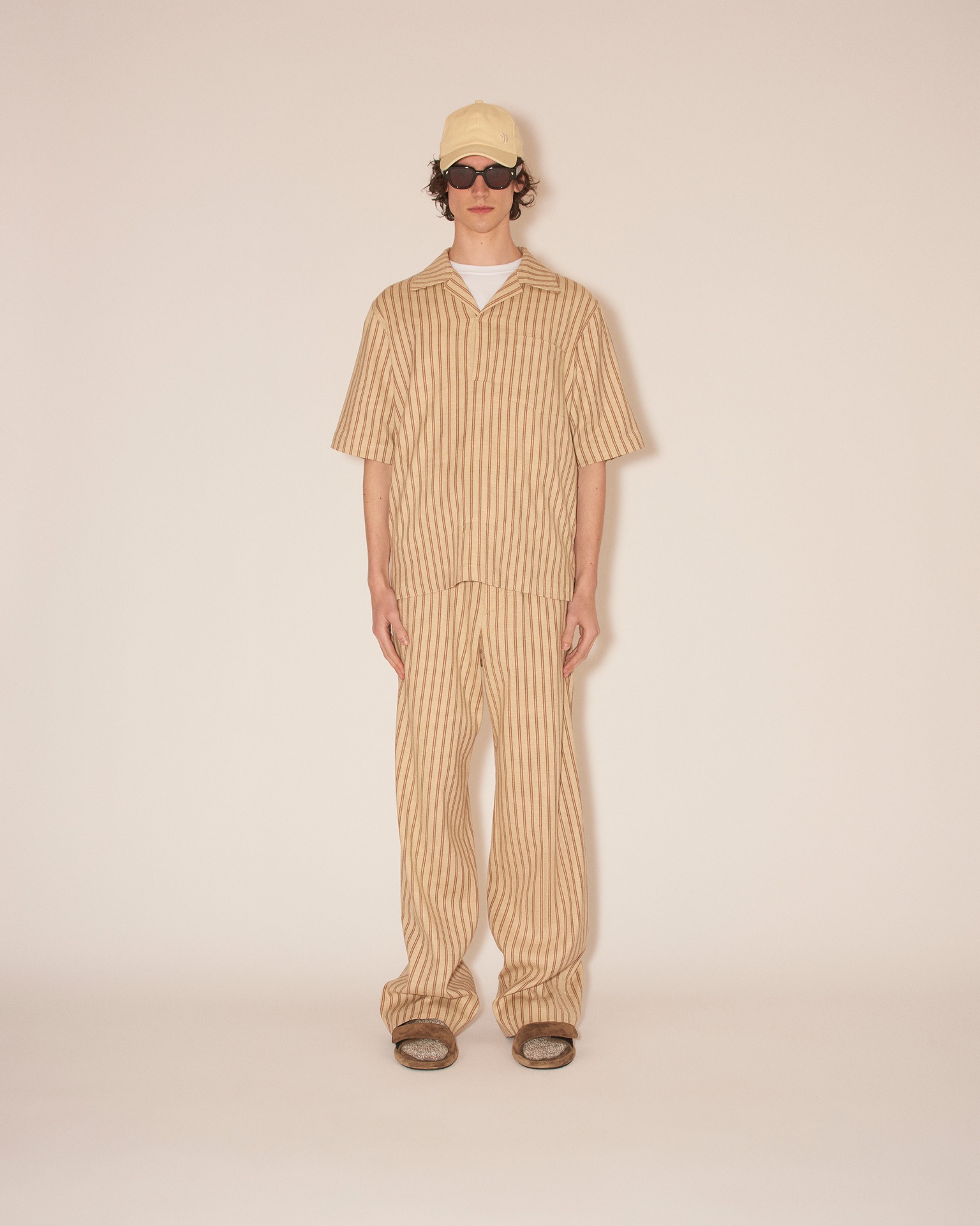 BOLEN - Relaxed shirt - Beige/Brown - 3