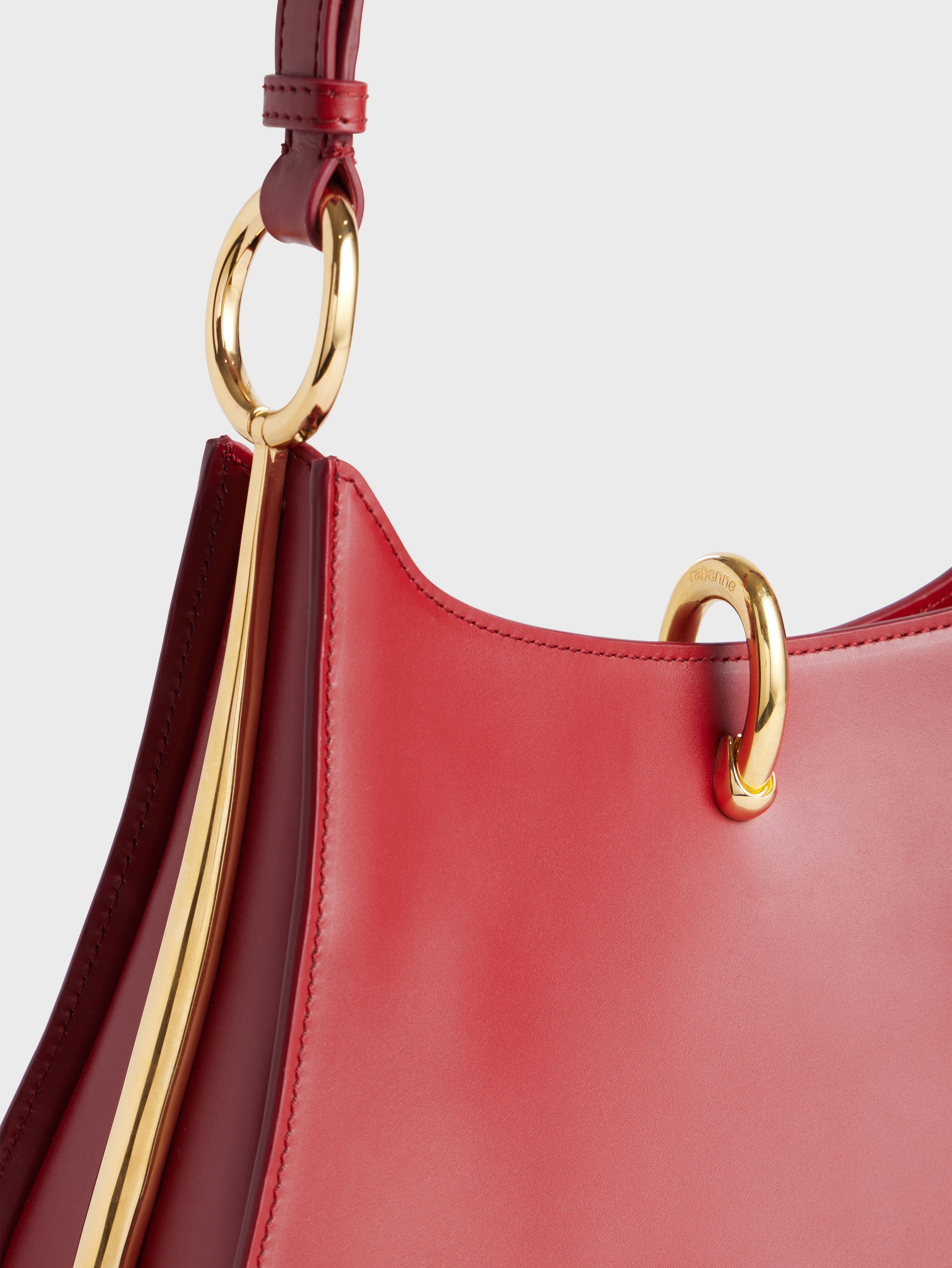 SMALL RING LEATHER BAG - 4