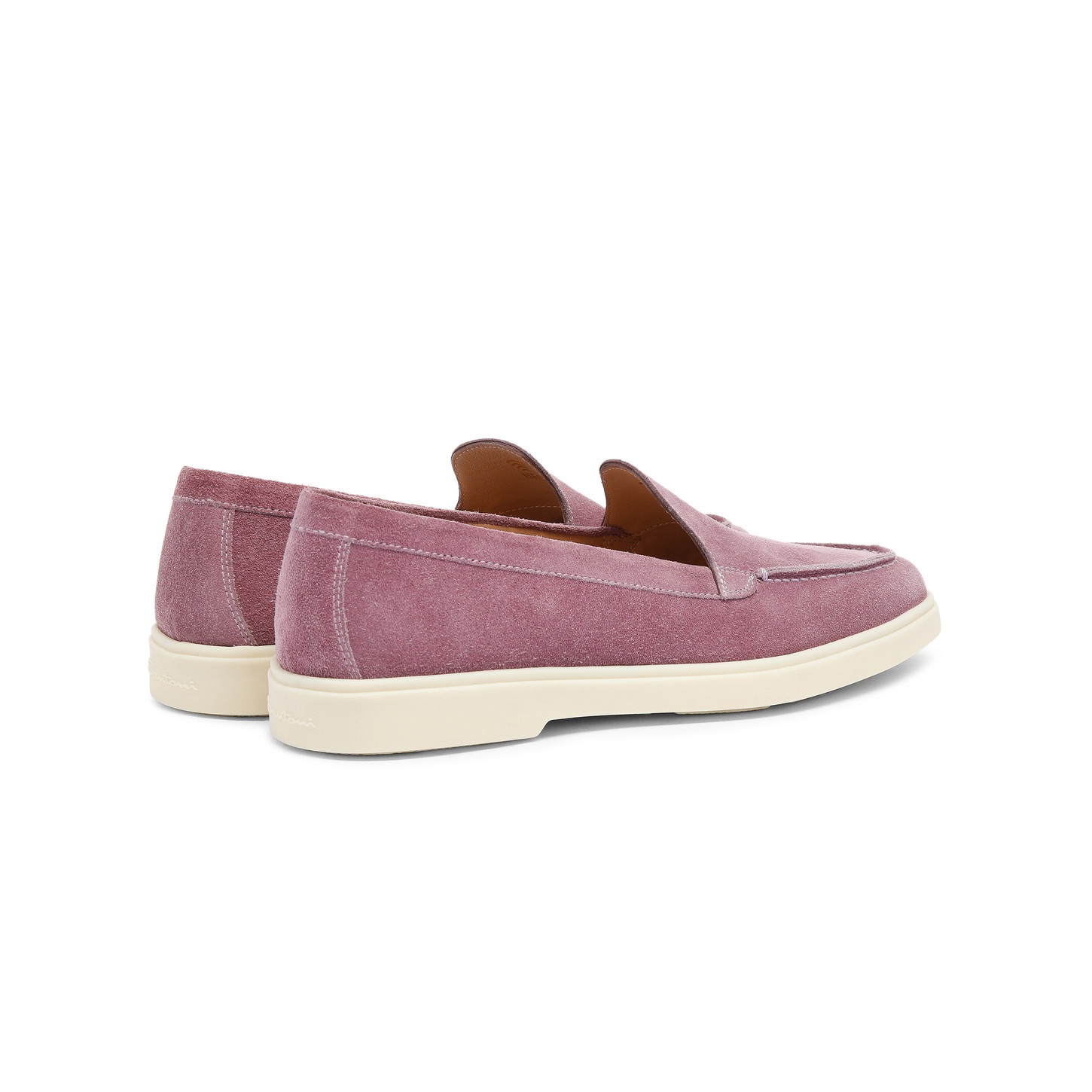 Women's purple suede loafer - 4