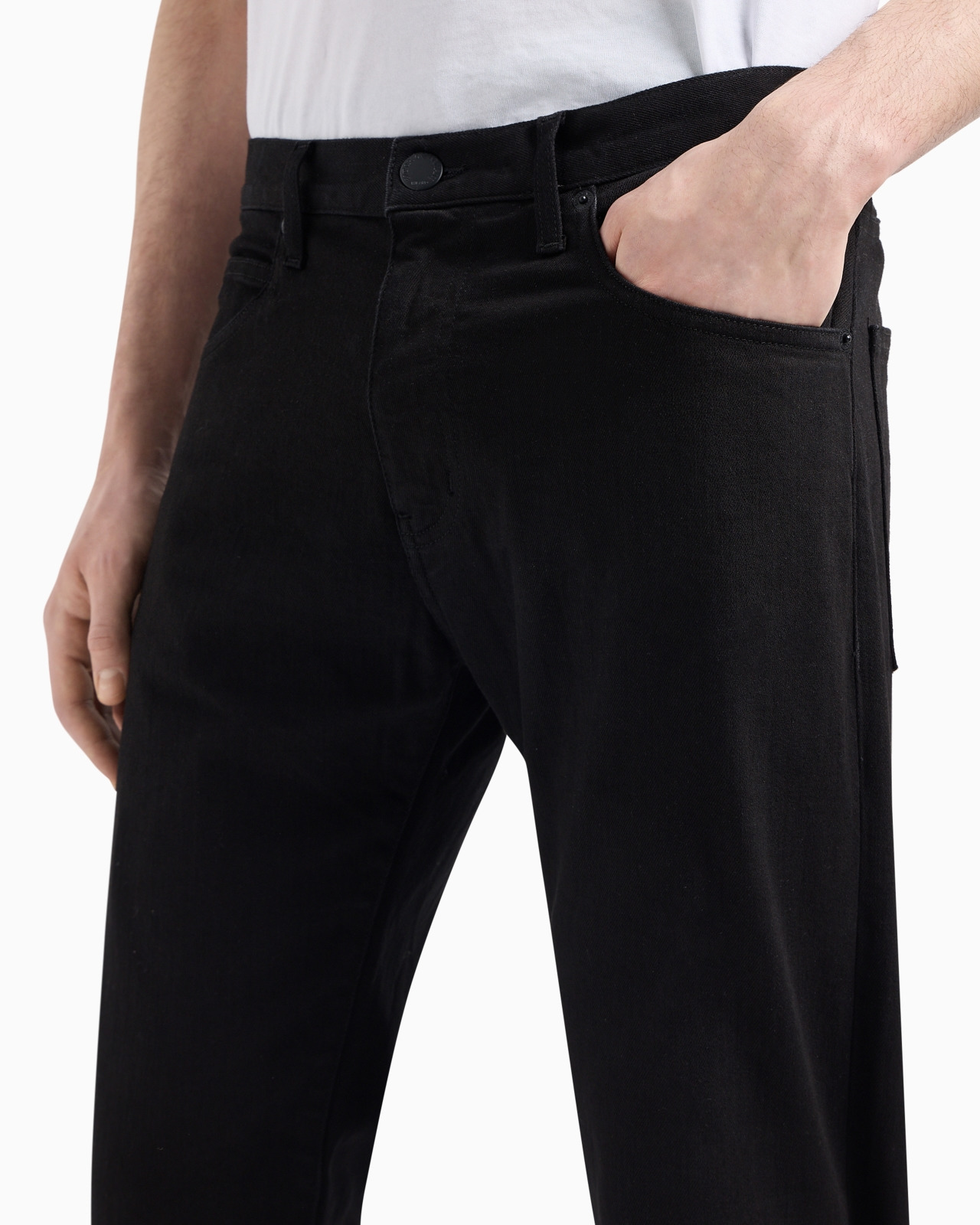 J45 Regular-fit, washed twill 10.5 oz comfort-denim jeans - 5
