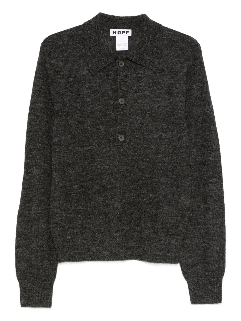 Proper button polo shirt - 1