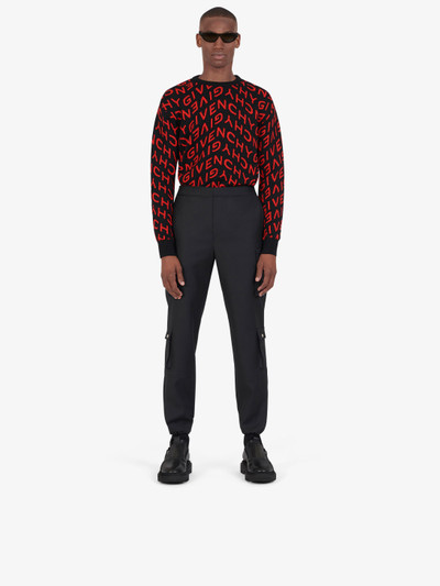 Givenchy GIVENCHY Refracted sweater in jacquard outlook