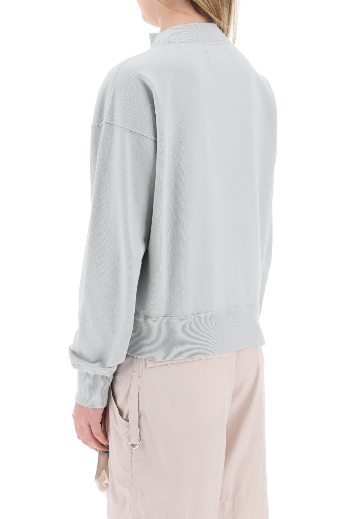 MOBY SWEATSHIRT WITH FLOCKED LOGO - 4