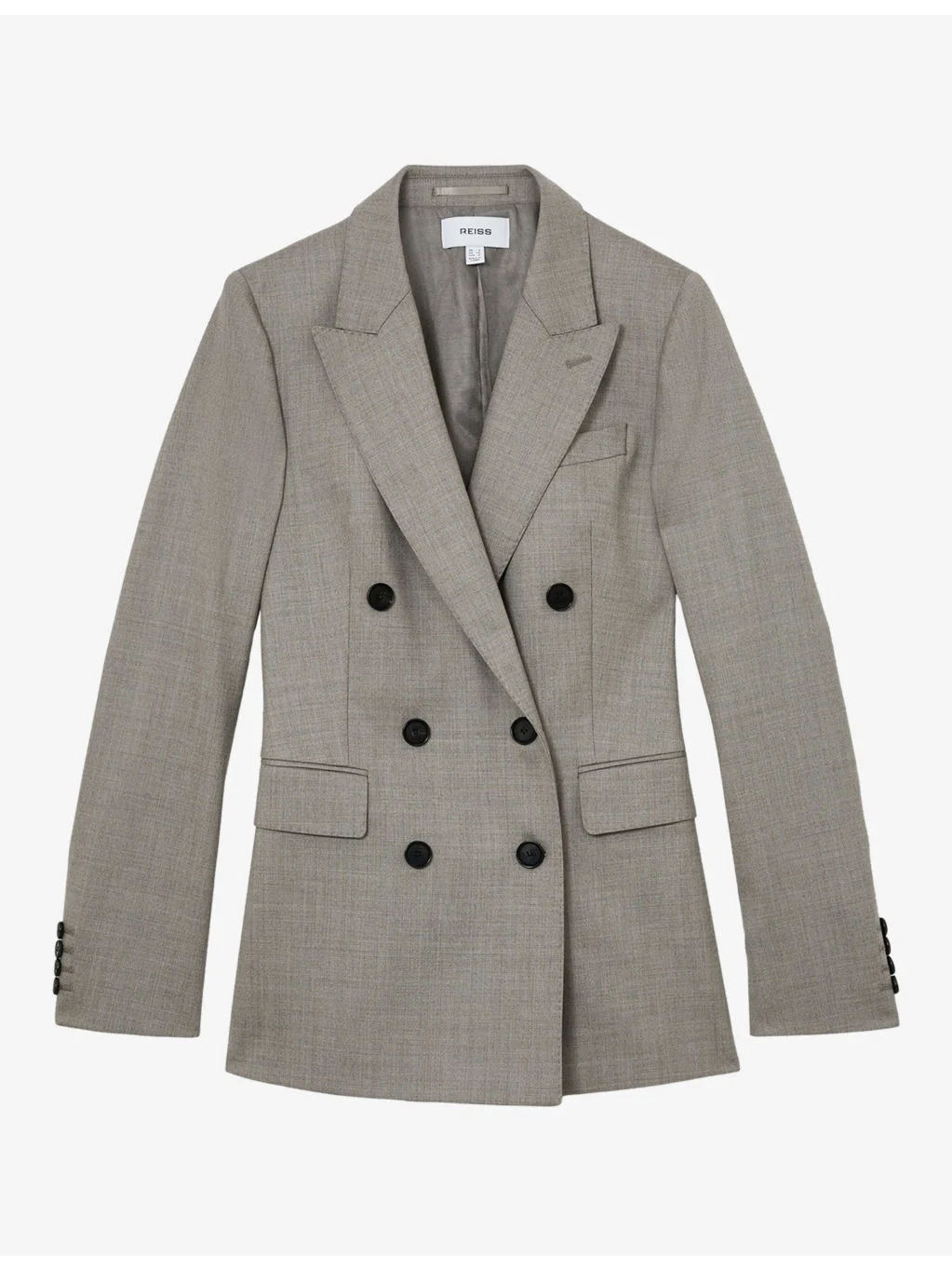 Darcy Double-Breasted Wool-Blend Blazer - 1