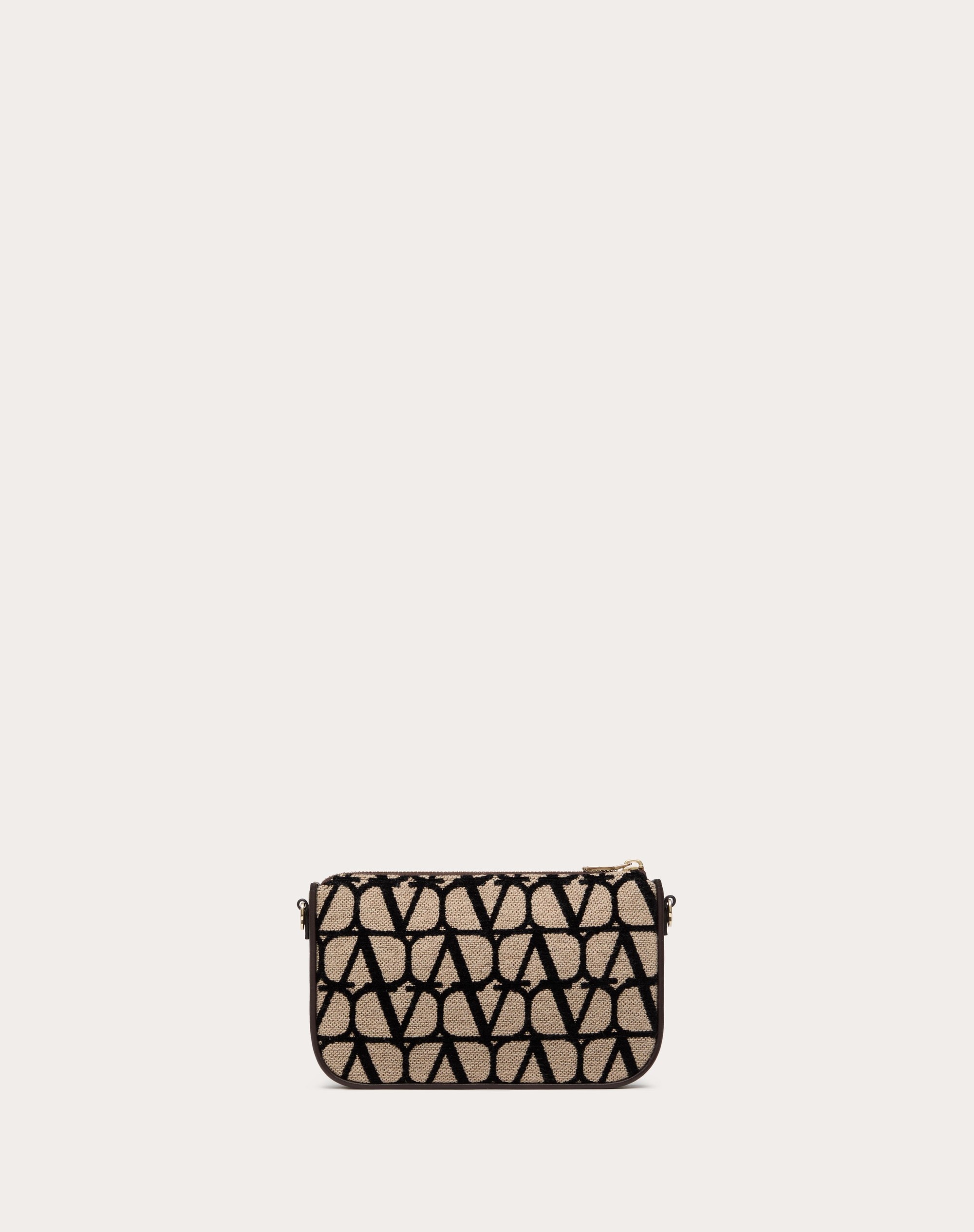 VLOGO SIGNATURE TOILE ICONOGRAPHE CROSSBODY BAG WITH STRAP - 3