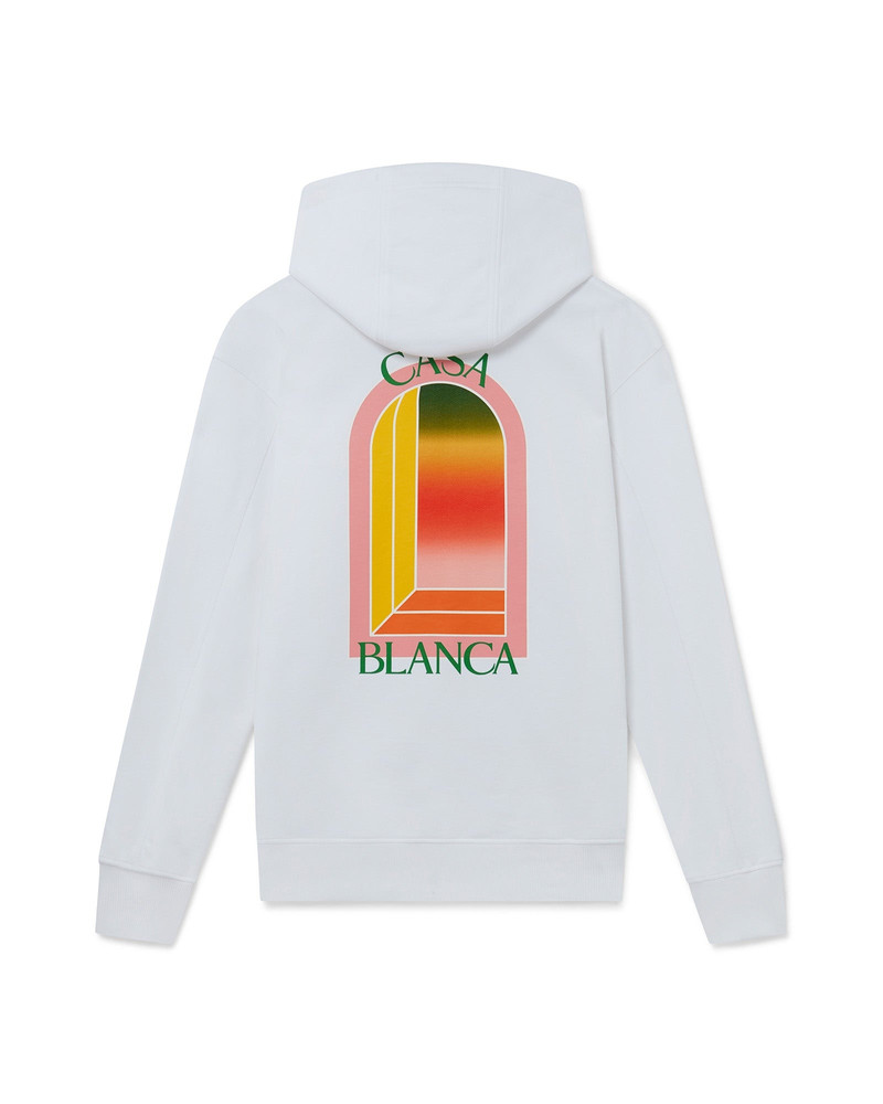 CASABLANCA Gradient L'Arche Hooded Sweatshirt outlook