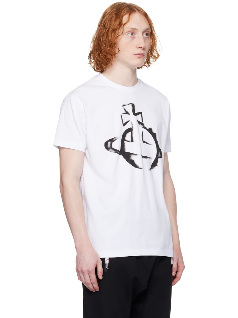 White Stencil Orb Classic T-shirt 2