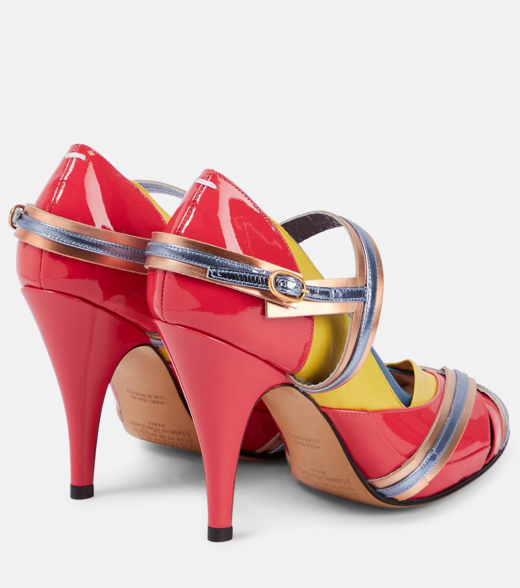Tabi embellished leather pumps - 3