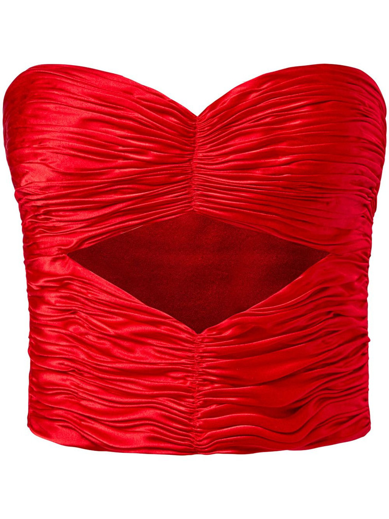 cut-out bustier top 1