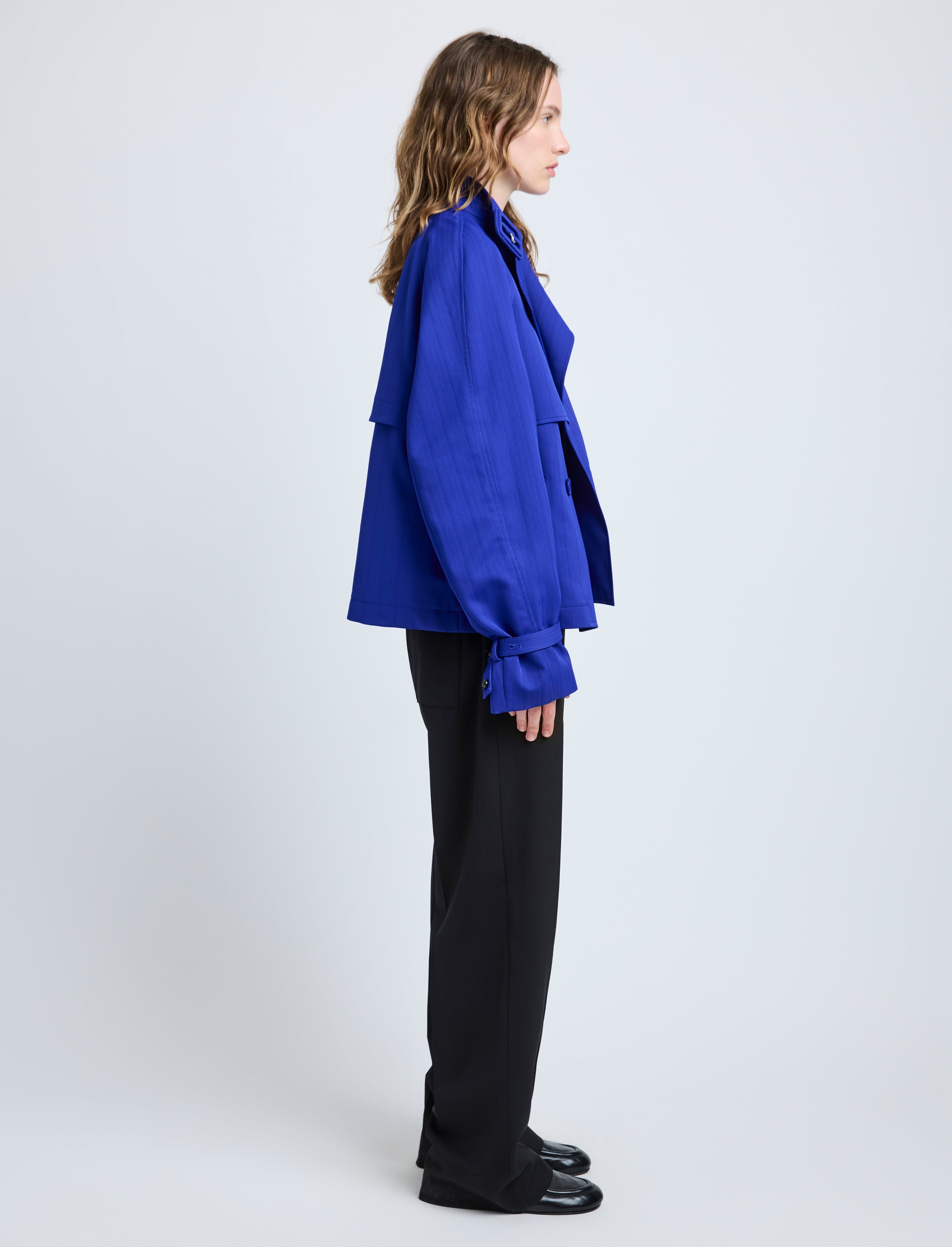 Larissa Jacket in Technical Nylon Jacquard - 4