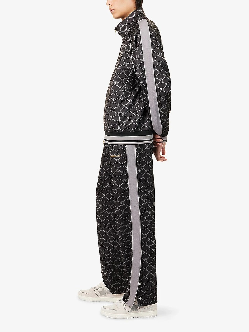 A BATHING APE® College Mono Drawstring Cotton-Jersey Jogging Bottoms outlook