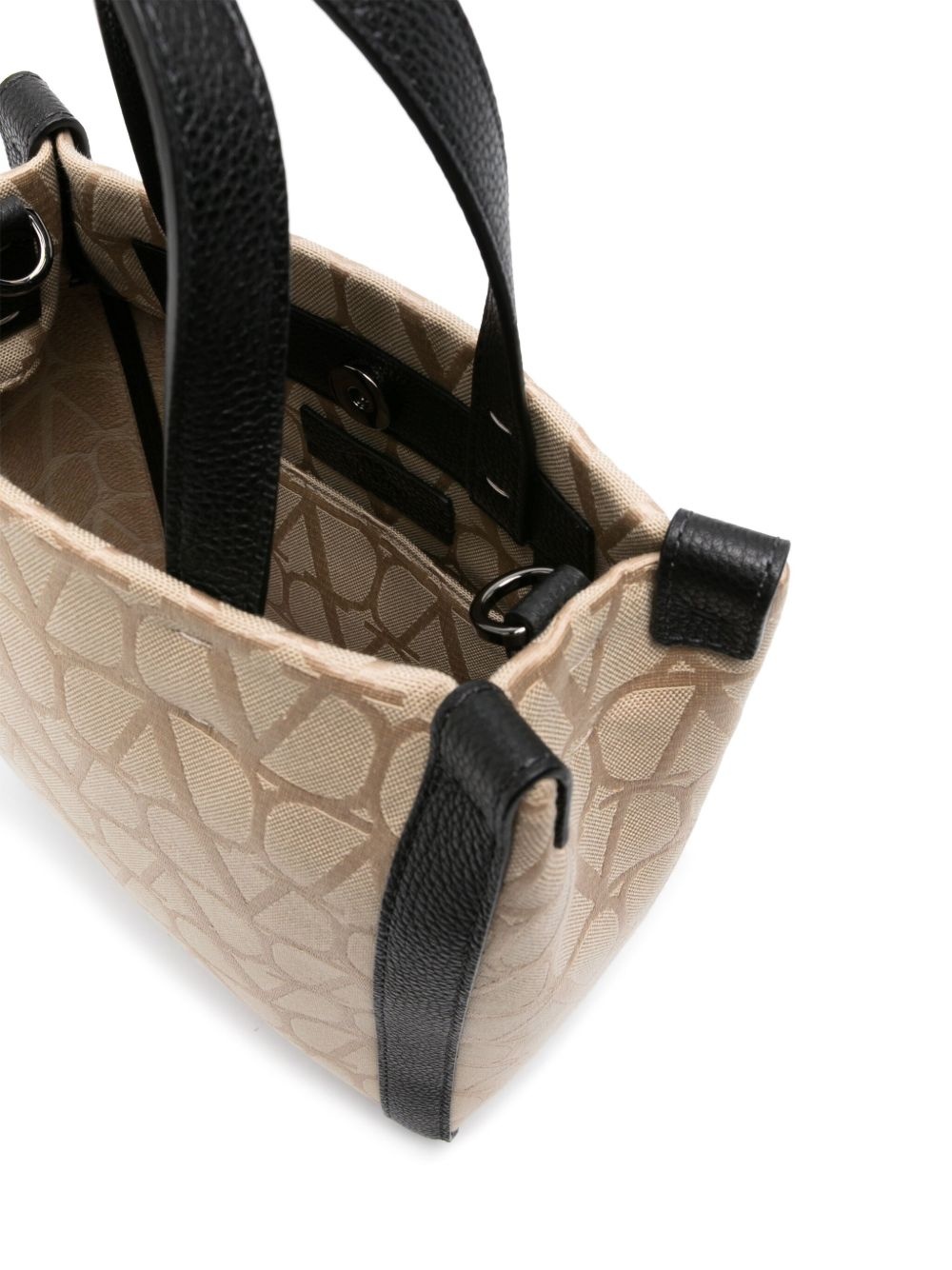 VLogo jacquard tote bag - 5