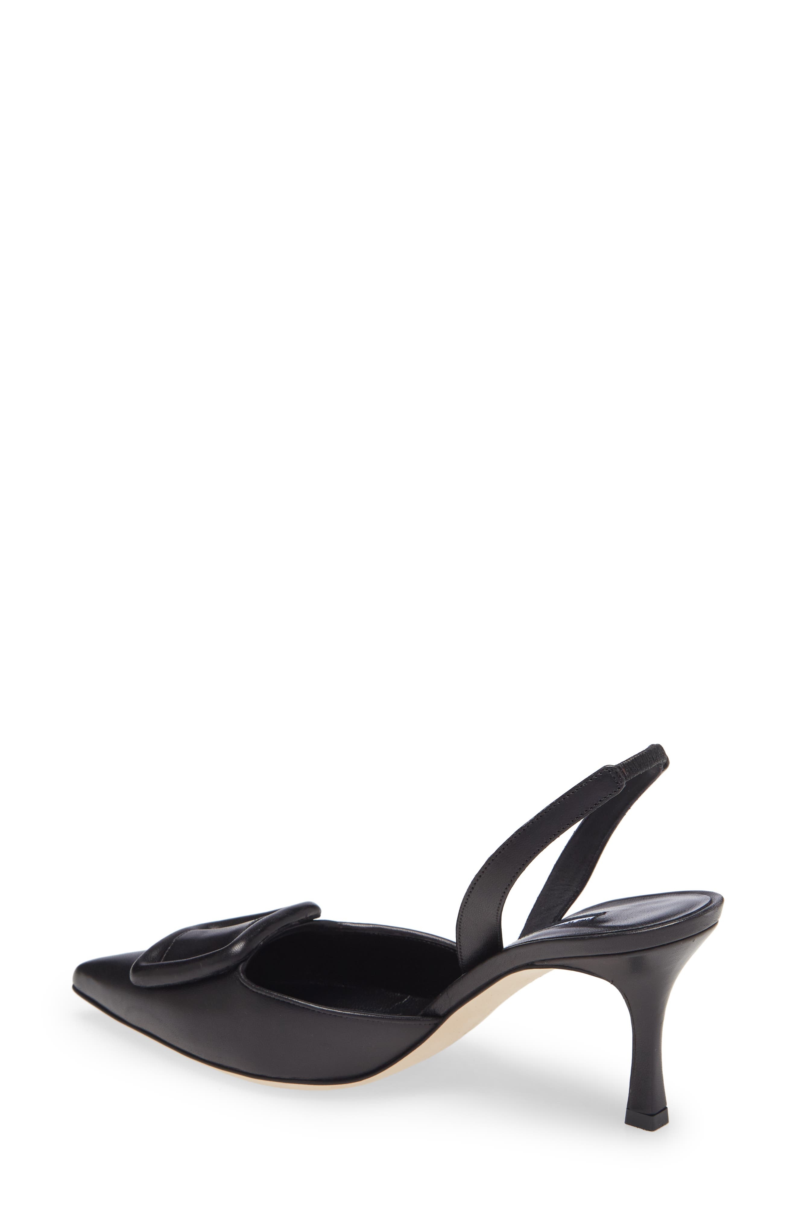 Maysli Buckle Slingback Pointed Toe Pump - 2