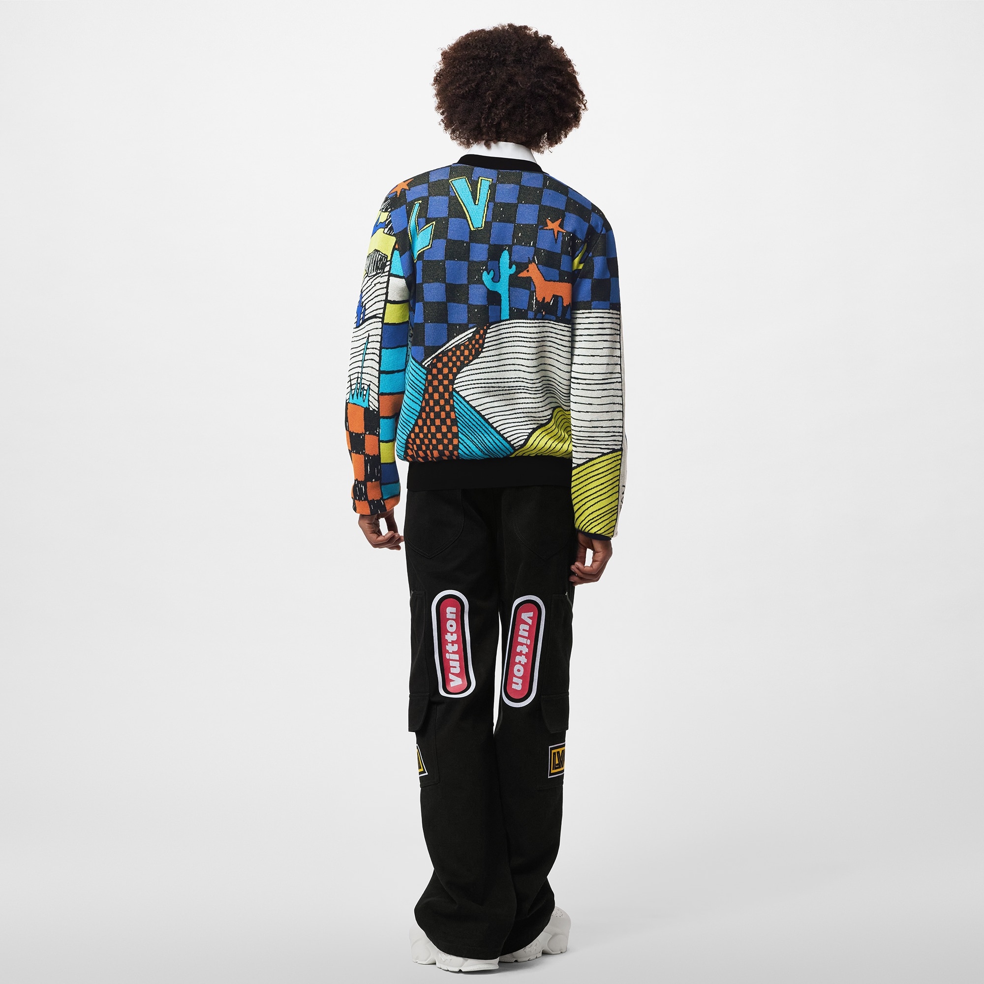 Cotton Jacquard Crewneck - 3