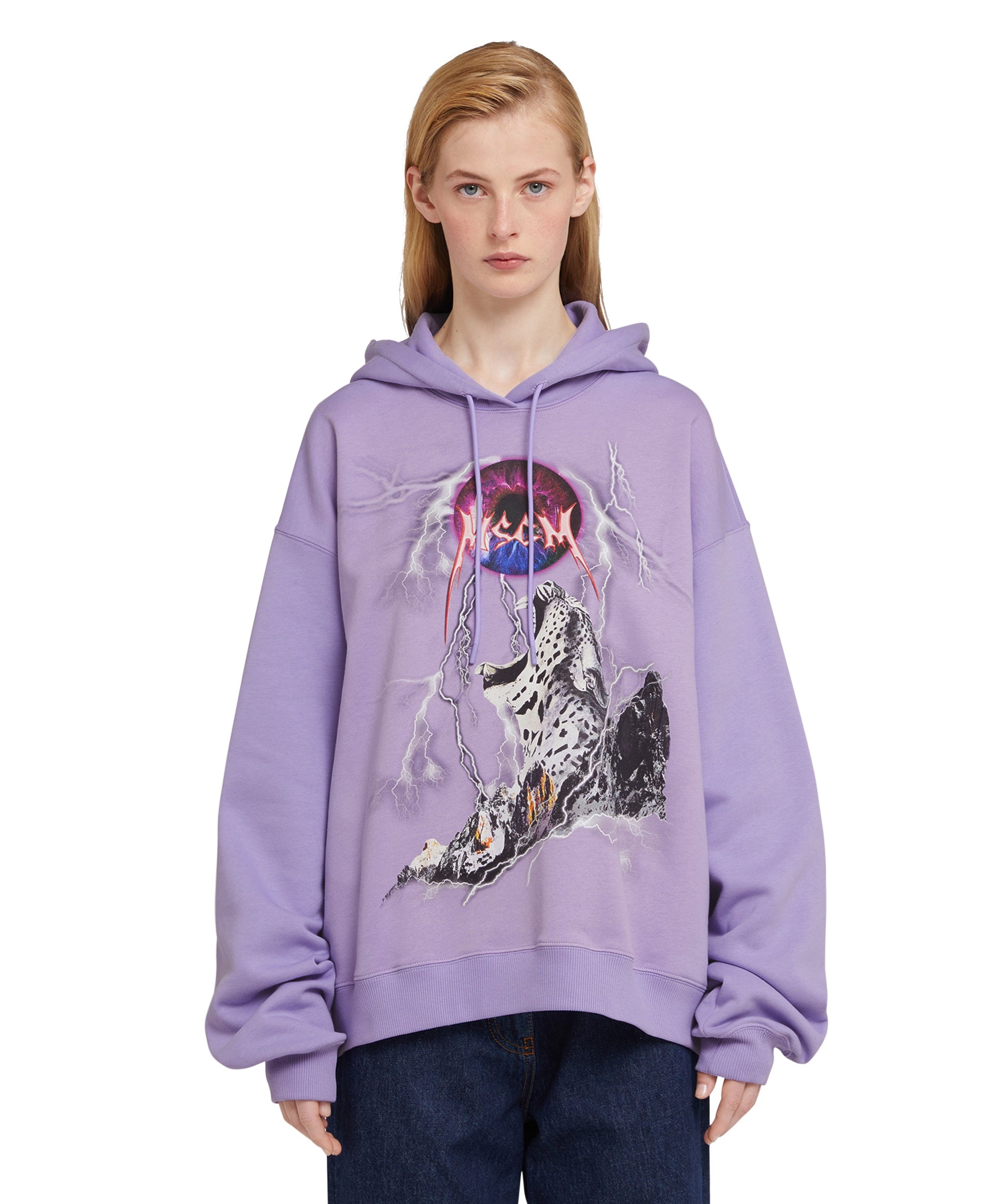 Sweatshirt with "Lightning Leopard" print - 2