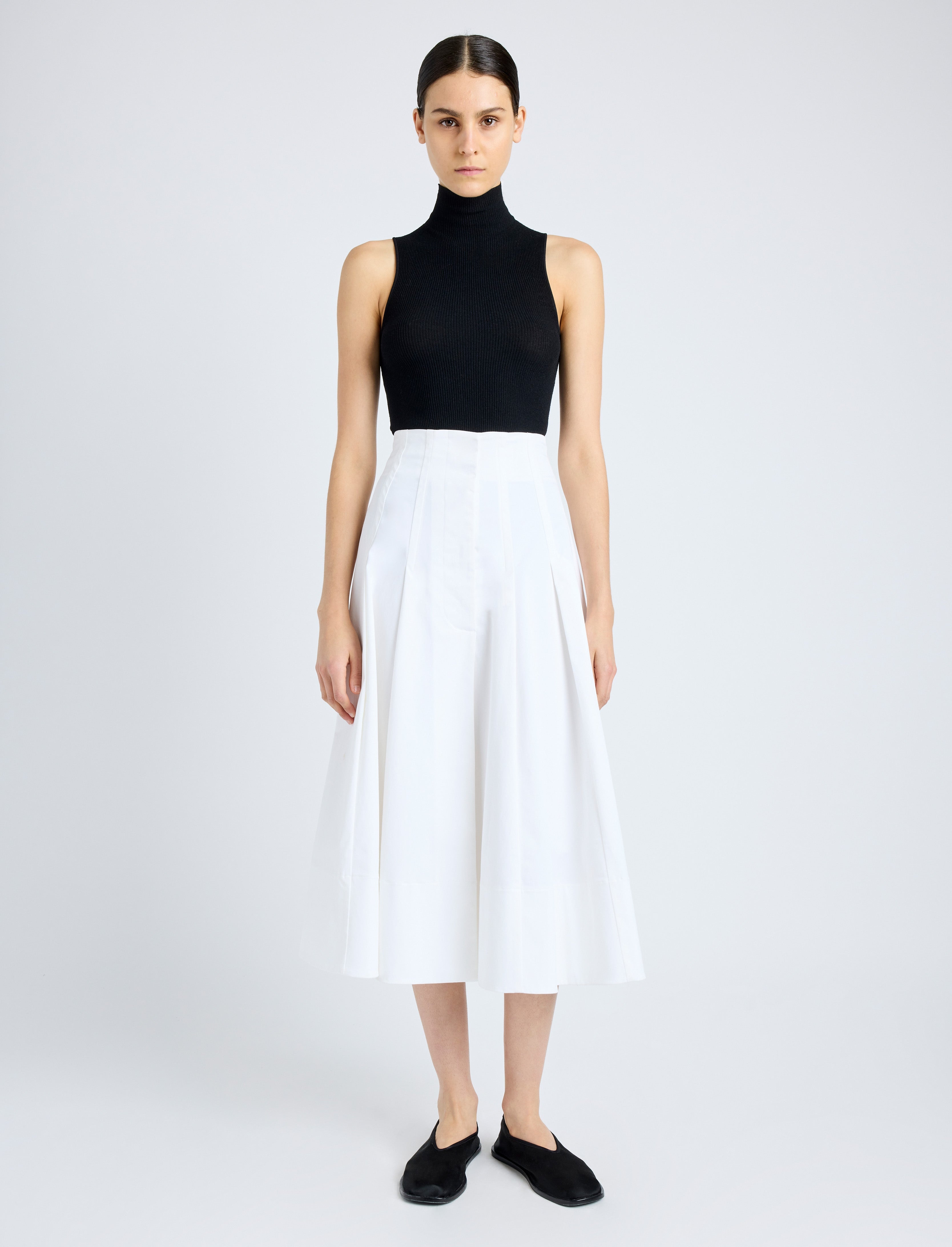 Moore Skirt in Organic Cotton Twill - 2