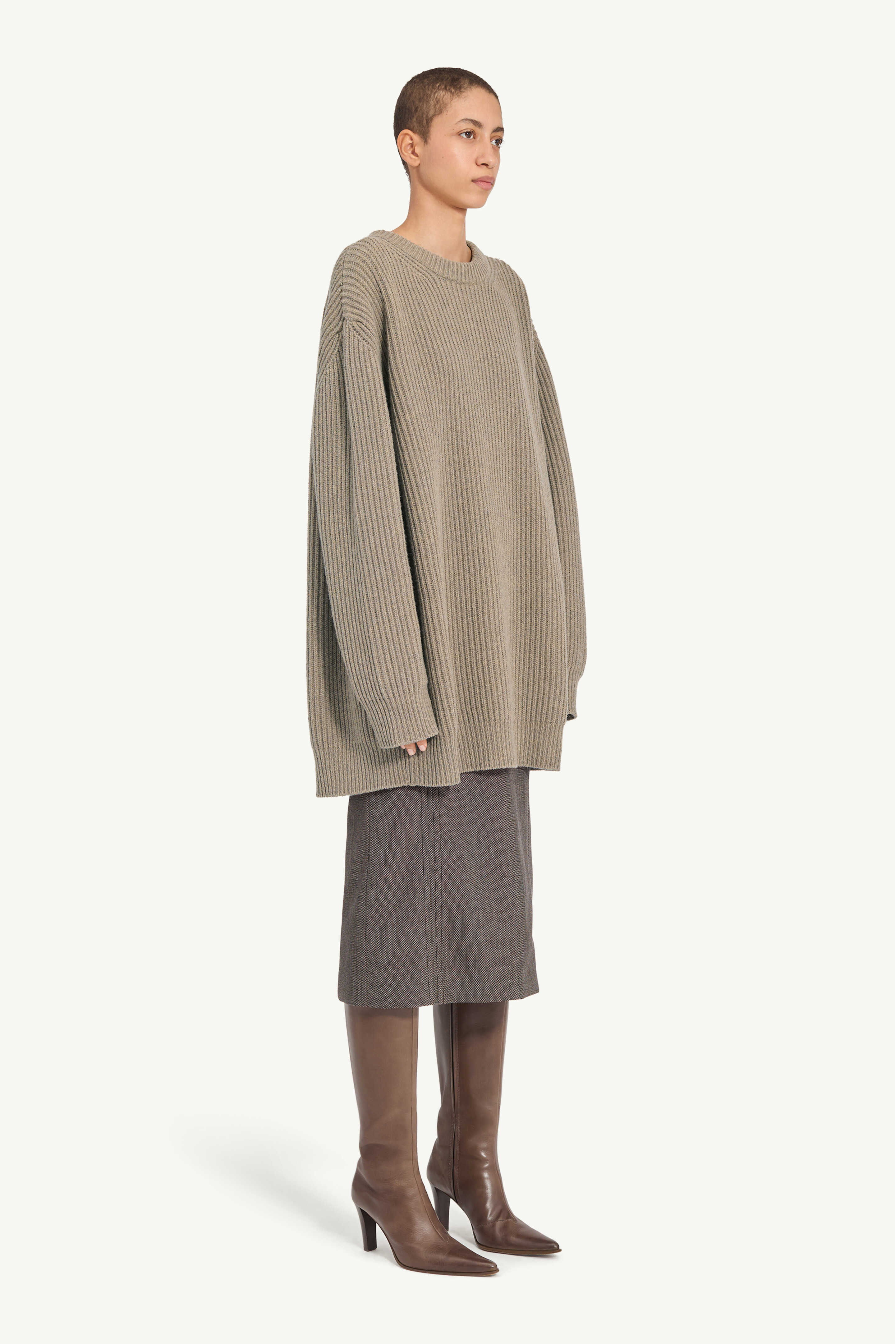 Wool blend sweater dress - 2
