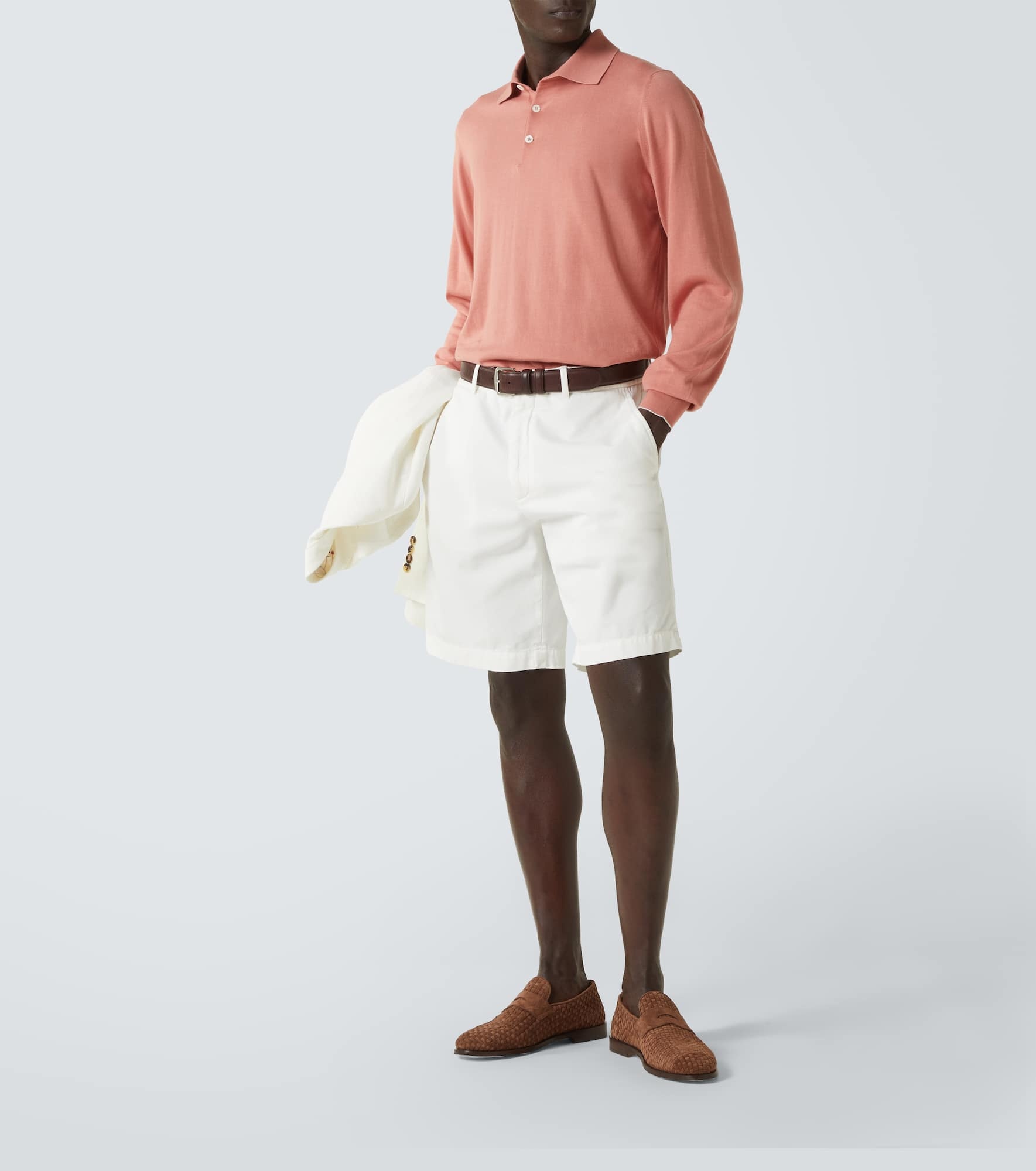 Cotton polo sweater - 2
