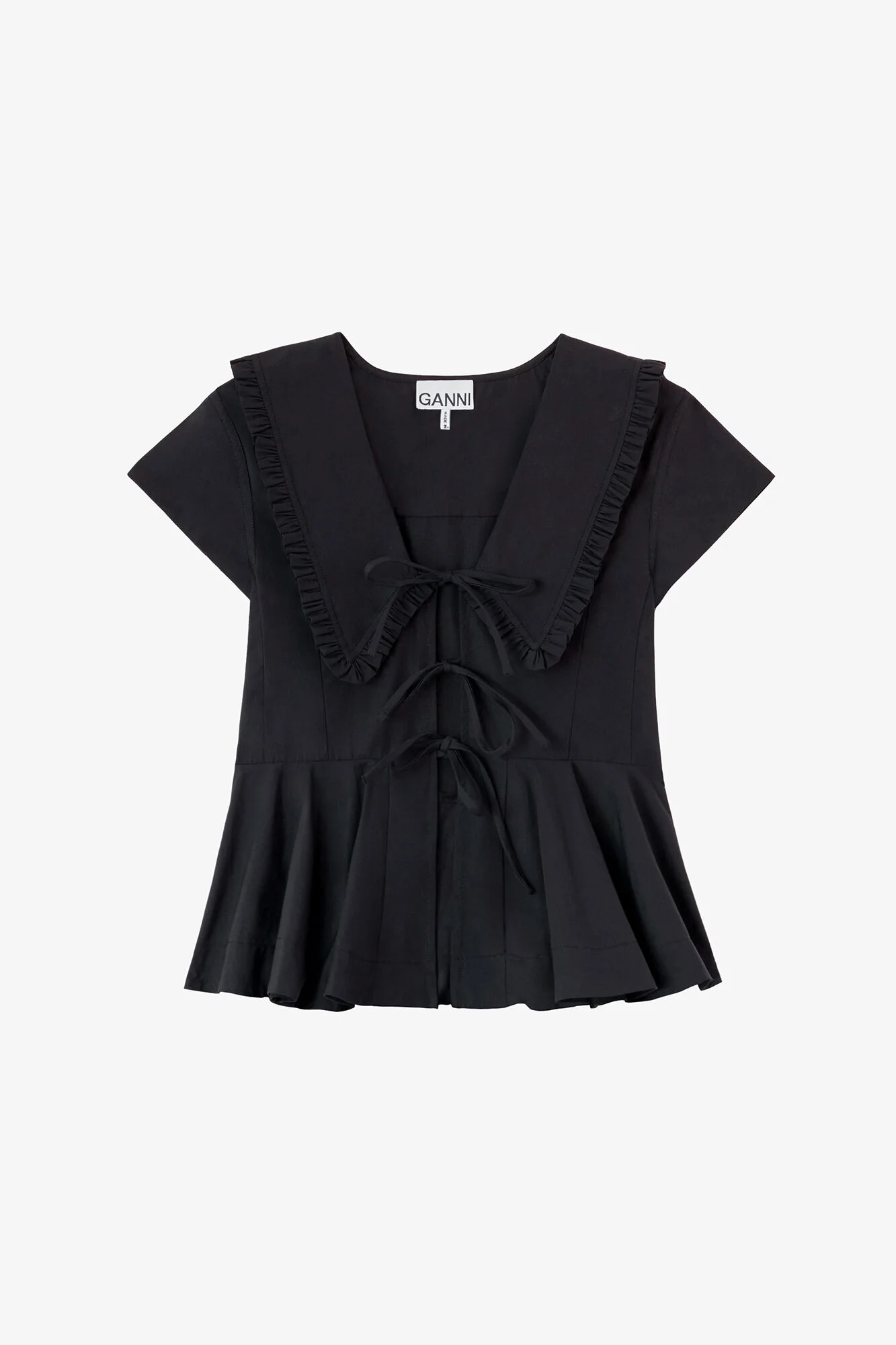 BLOUSE IN COTTON POPLIN - 1
