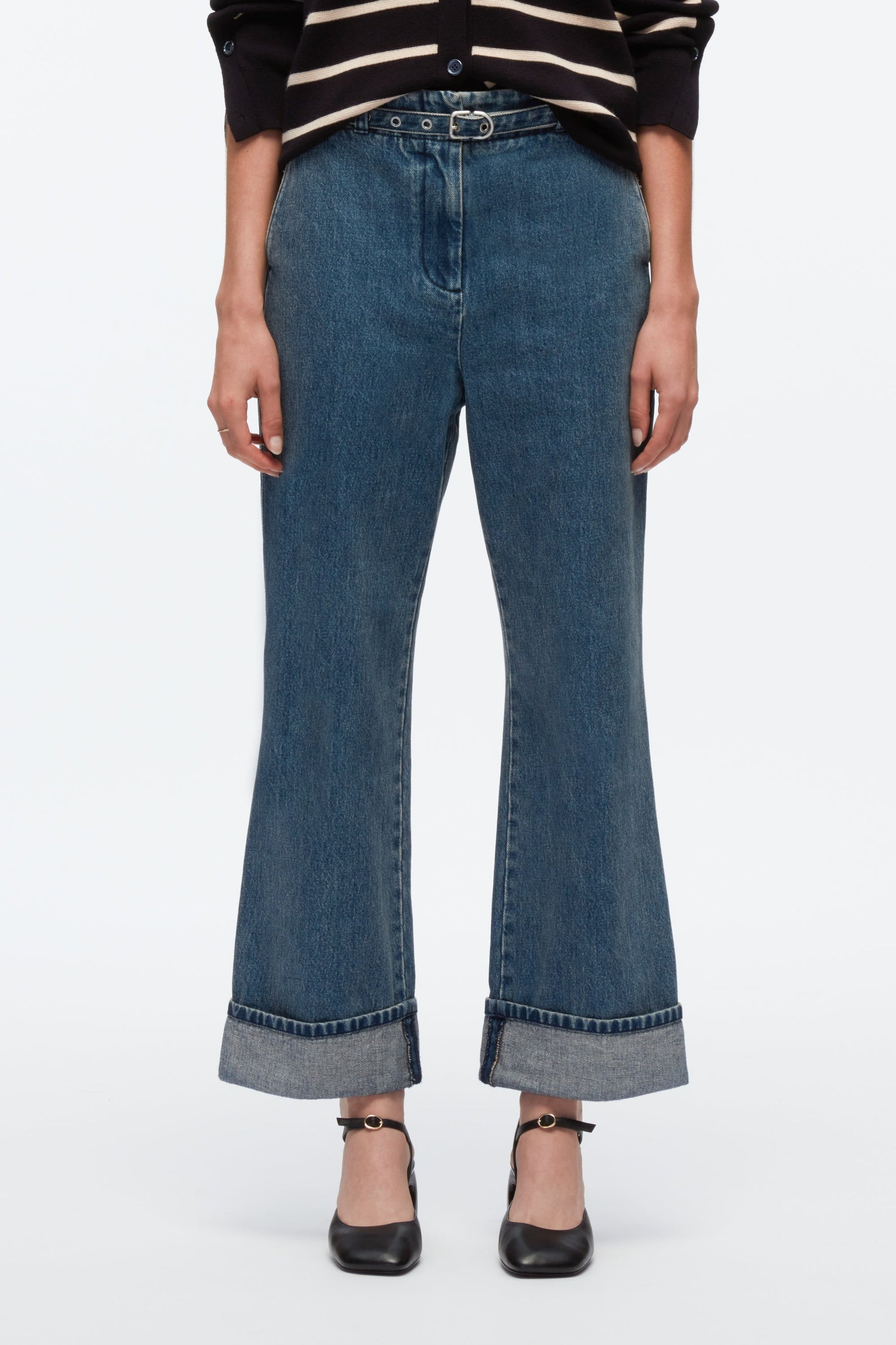 Denim Kick Flare Pant - 2
