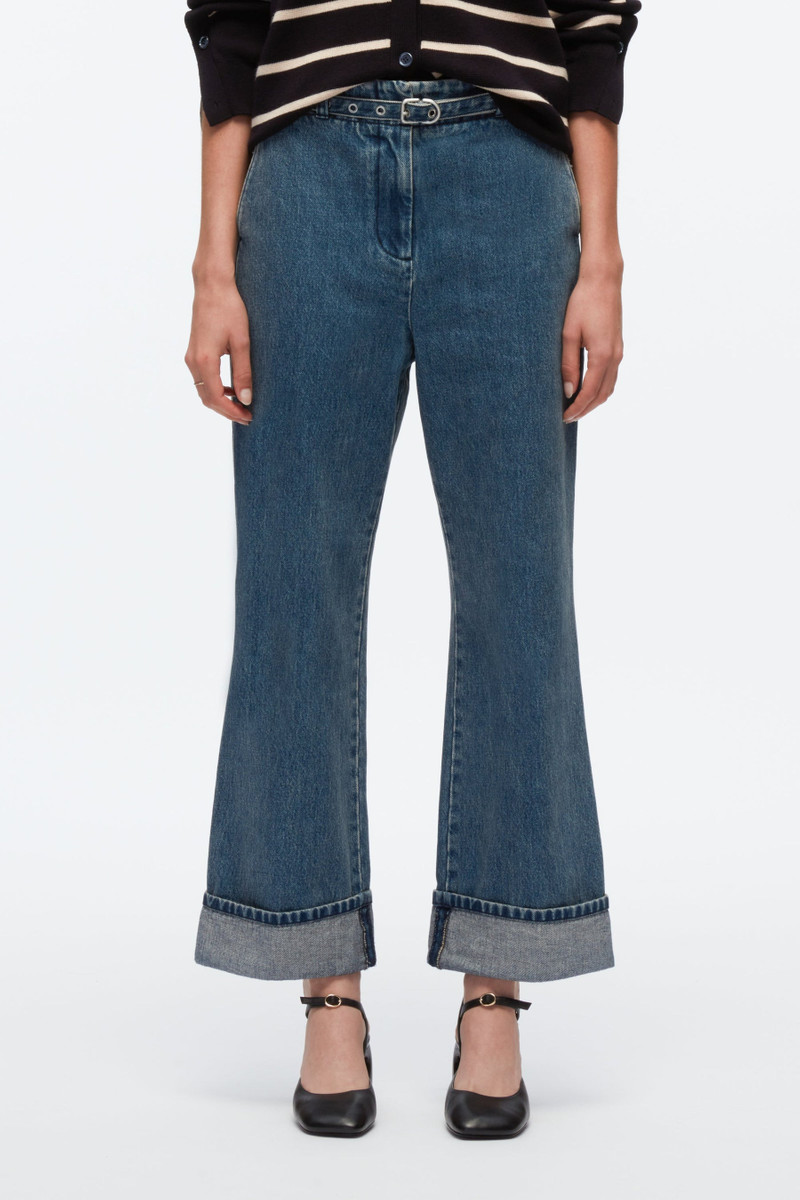 3.1 Phillip Lim Denim Kick Flare Pant outlook