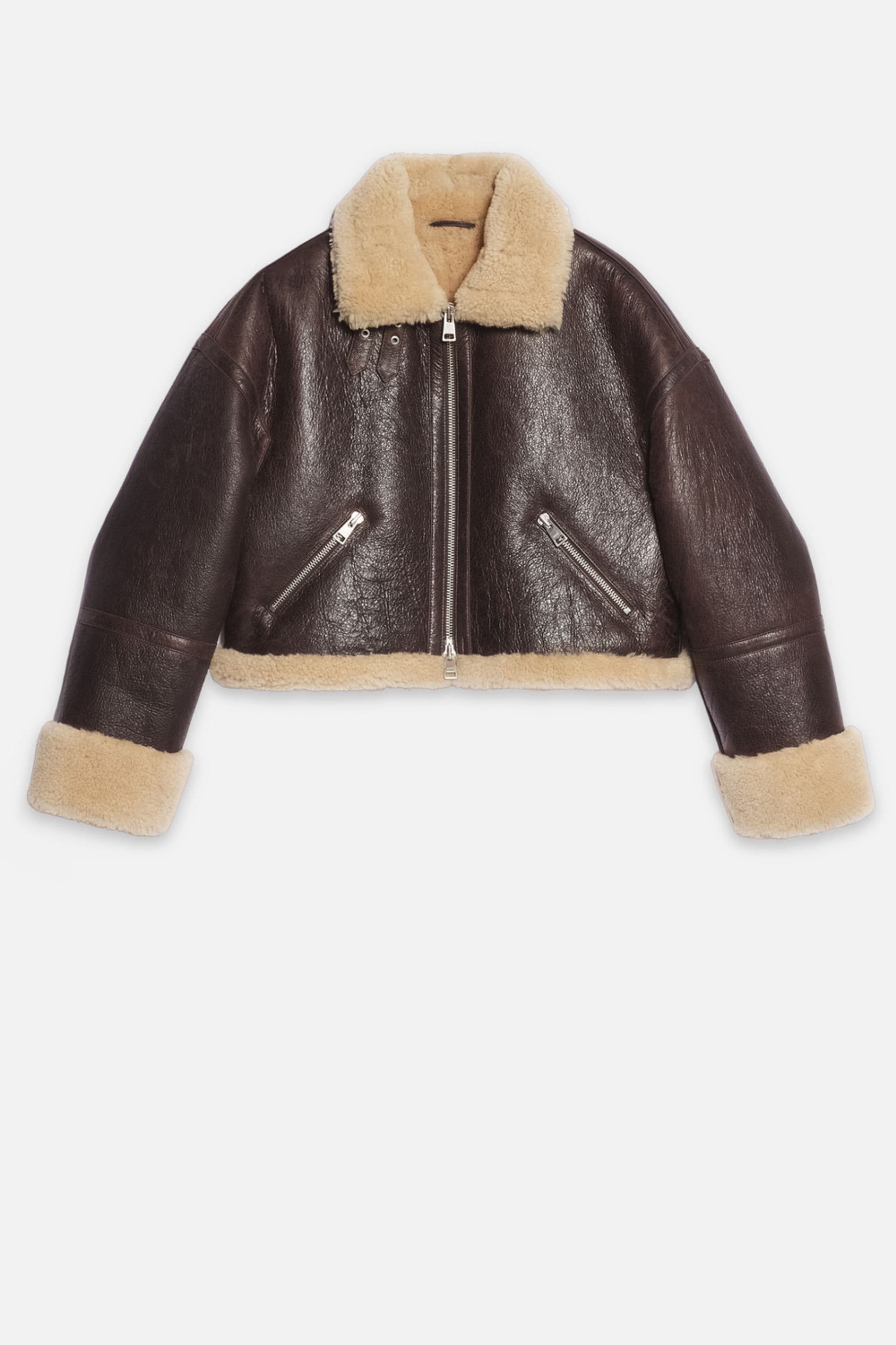 Shearling Short Jacket - 6