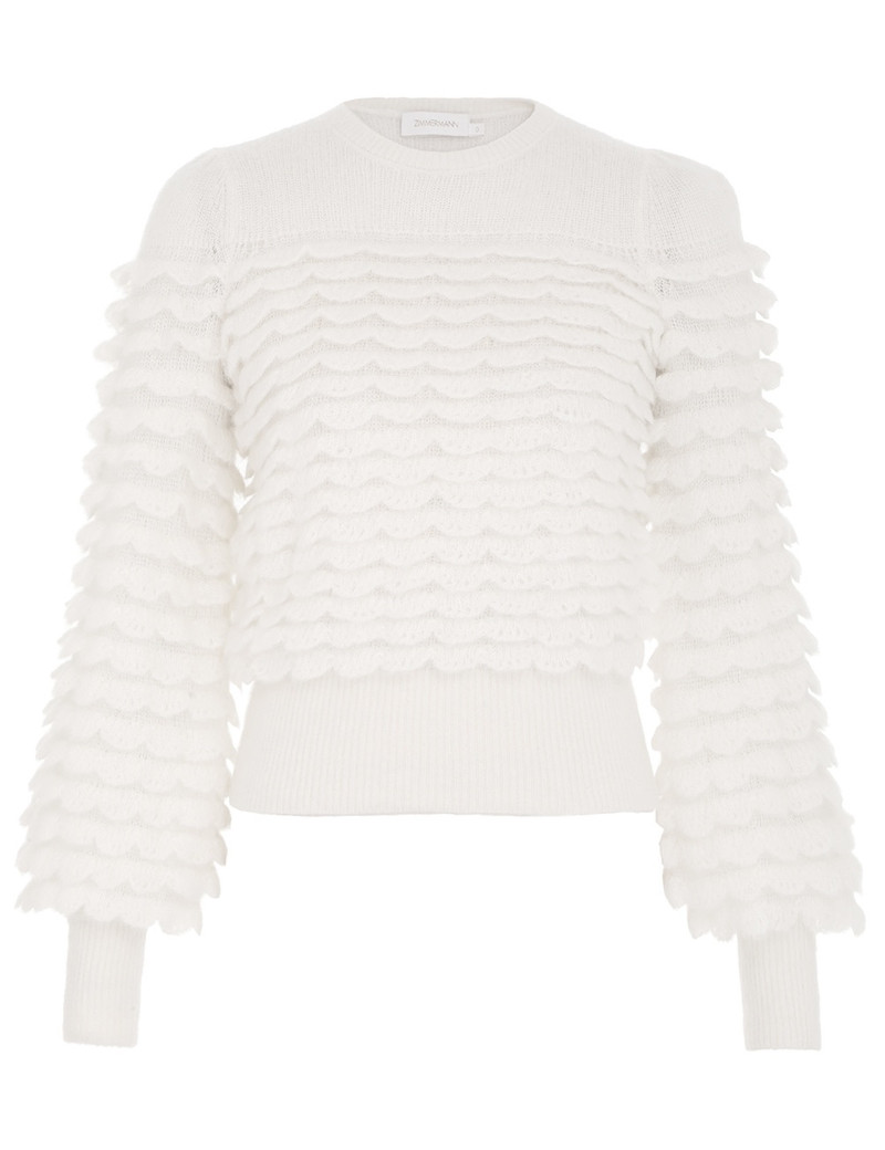 LUMINOSITY SCALLOP SWEATER 1