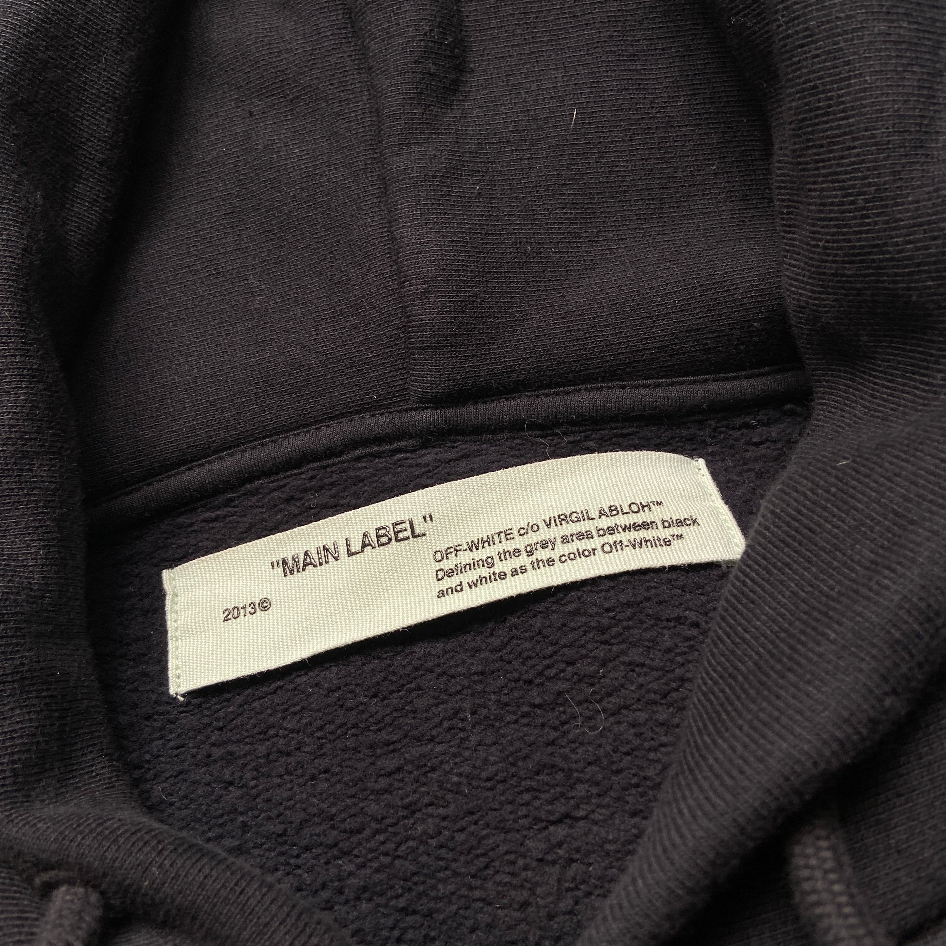Off white not real dove extended oversized hoodie M - 9