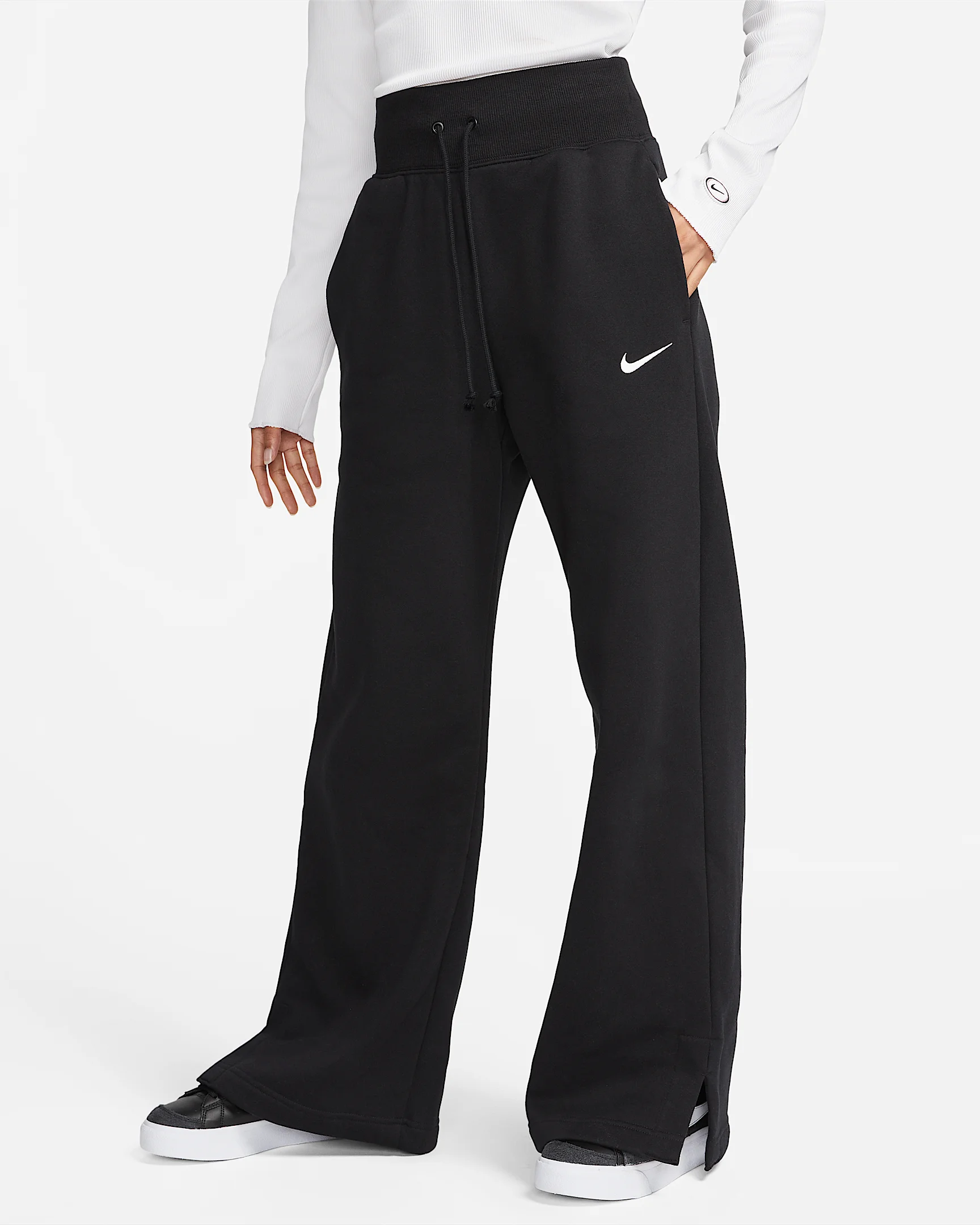 Nike Sportswear Phoenix Fleece Women's High-Waisted Wide-Leg Sweatpants - 1
