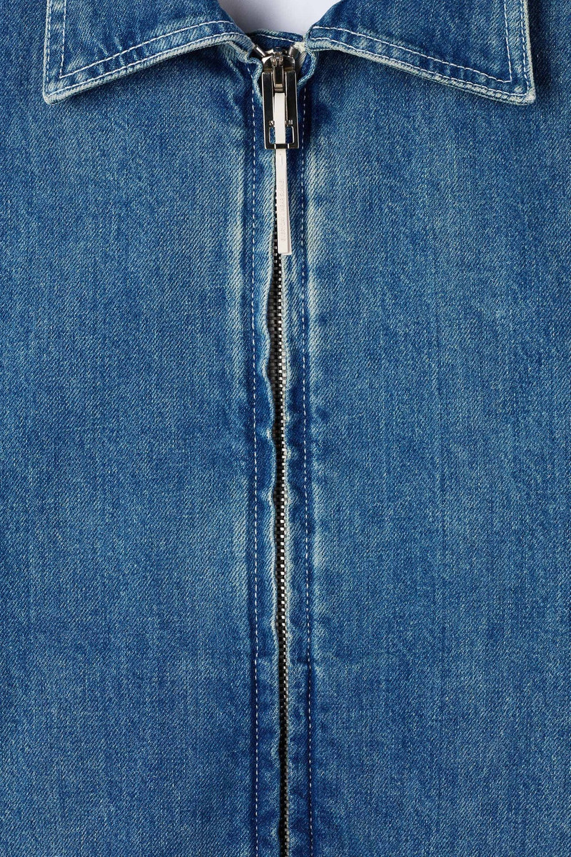 DENIM BOMBER / light washed 3