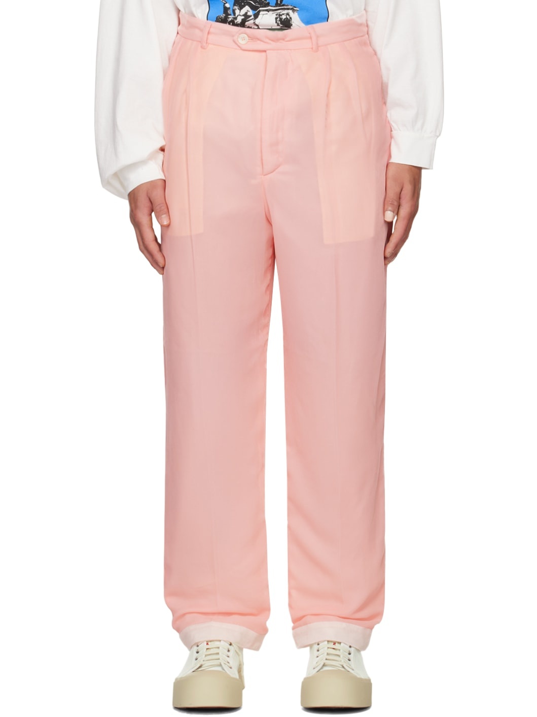 Pink Confetto Trousers - 1